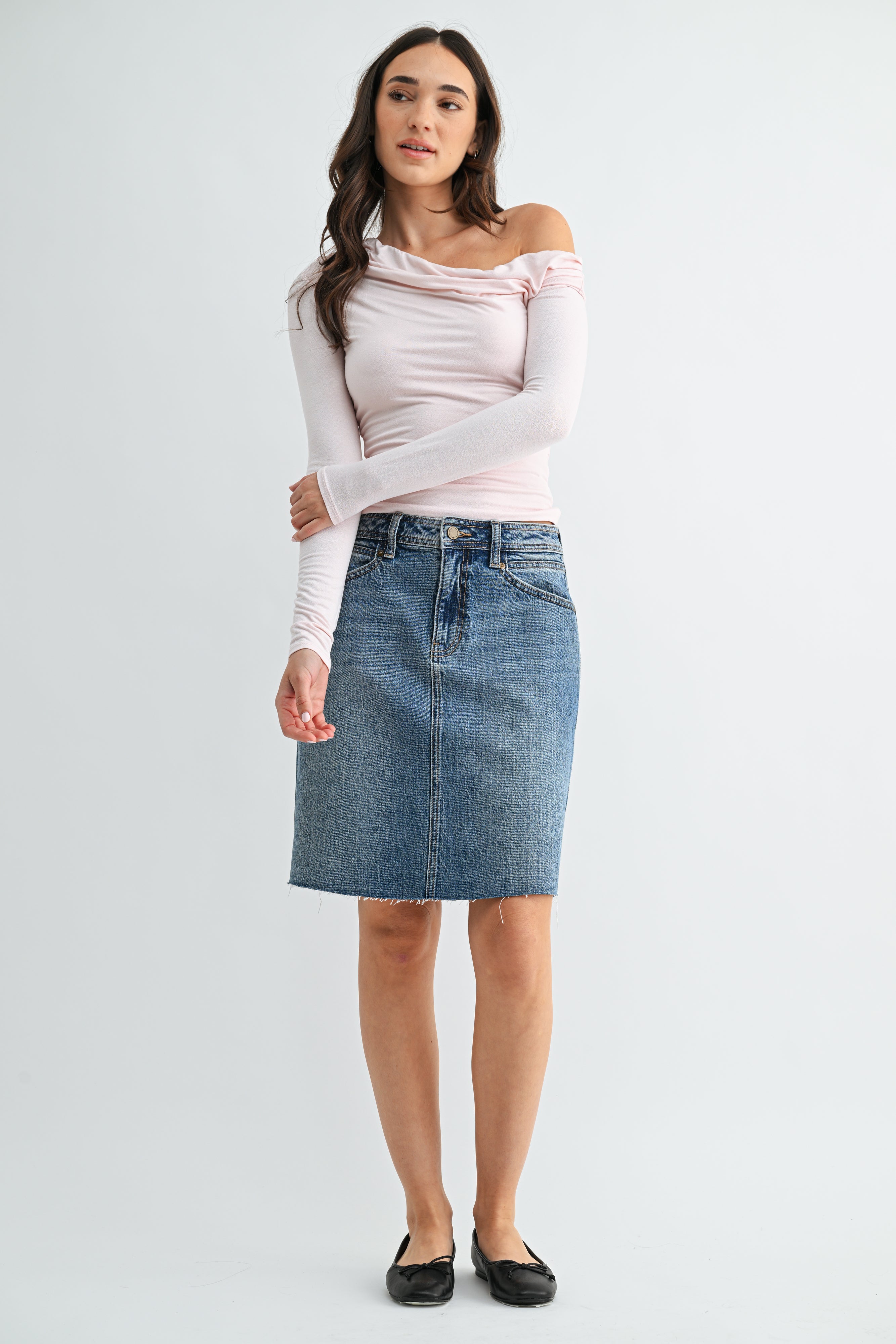 Nora Pocket Detail Skirt