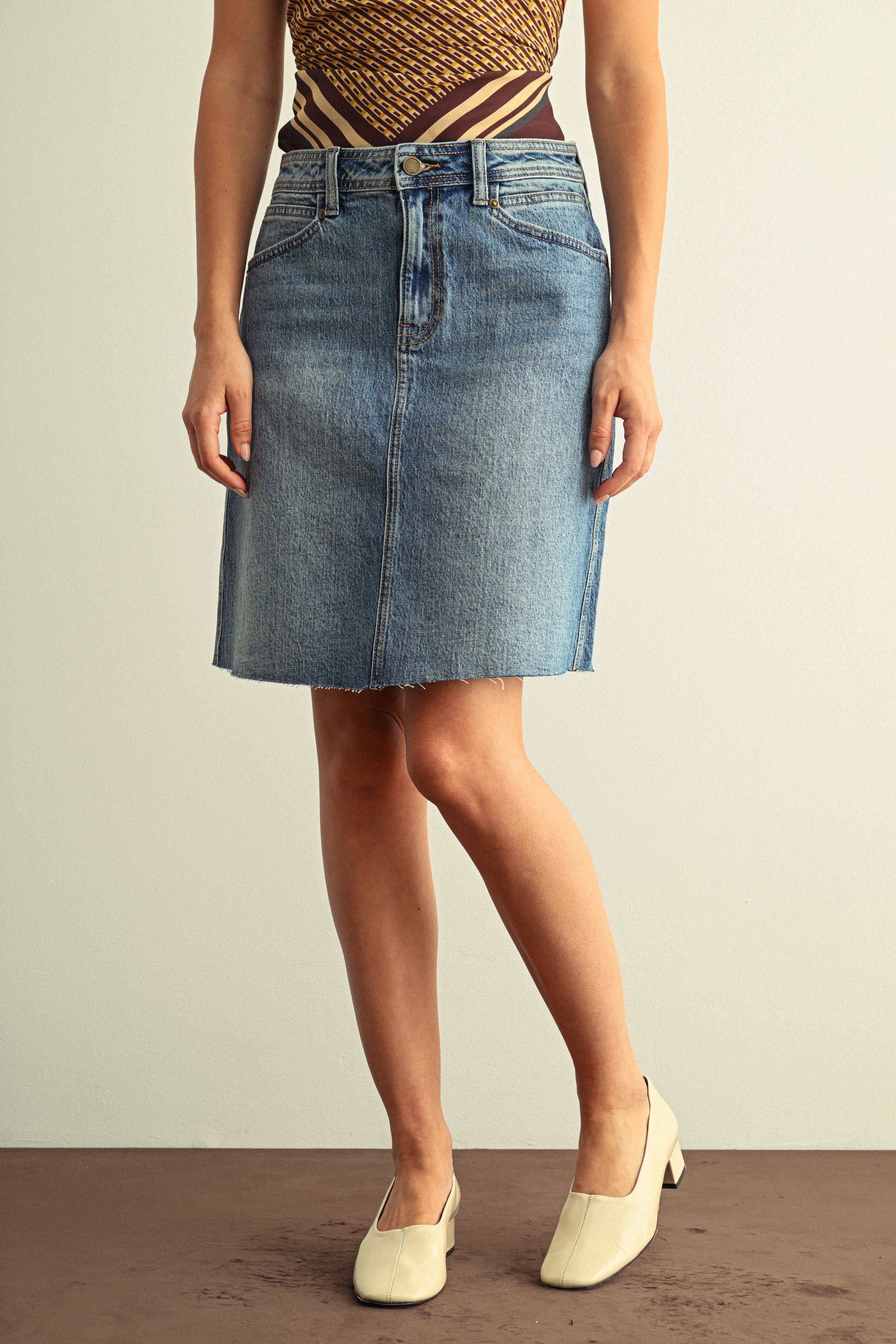 Nora Pocket Detail Skirt