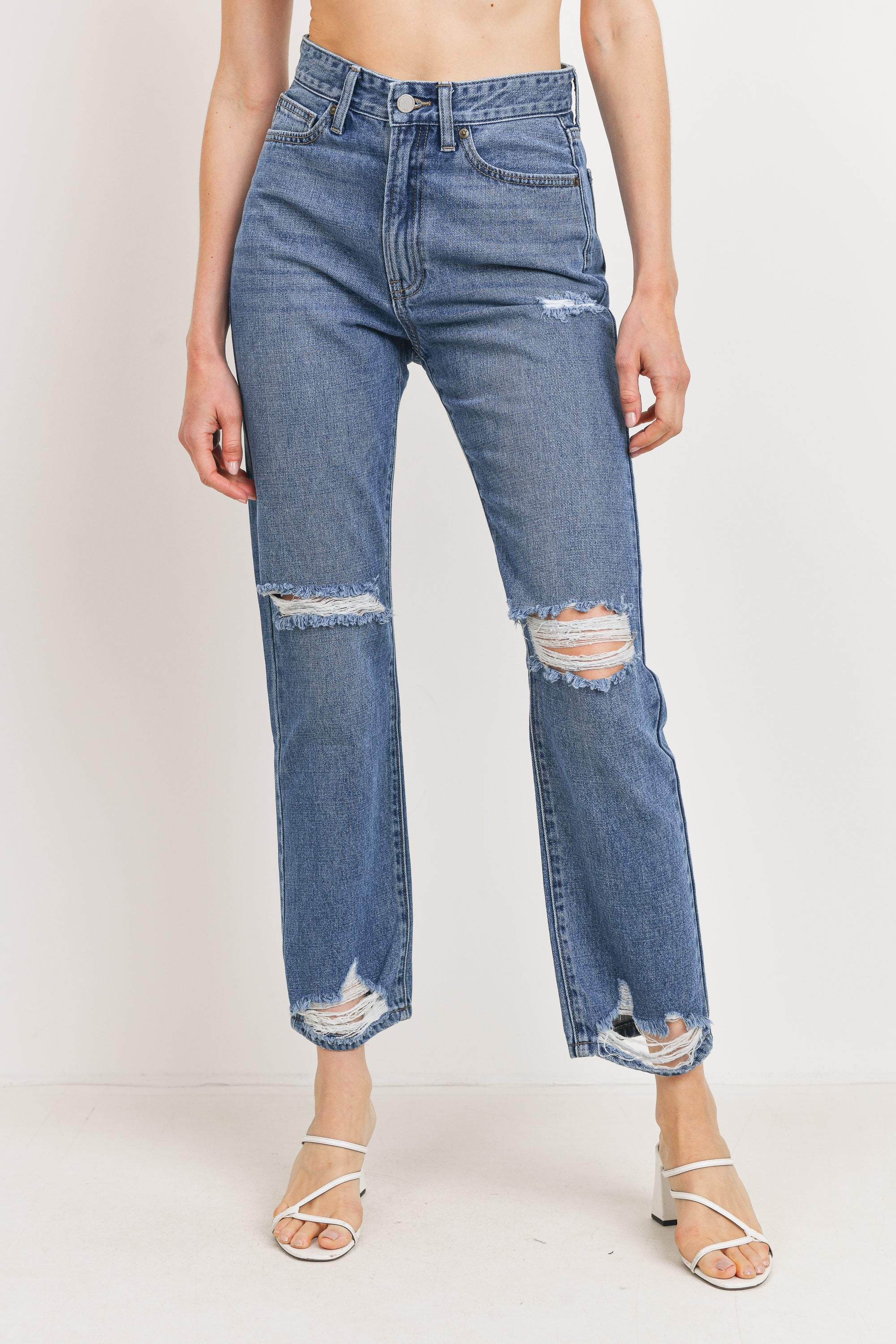 Peyton High Rise Straight Jean-5