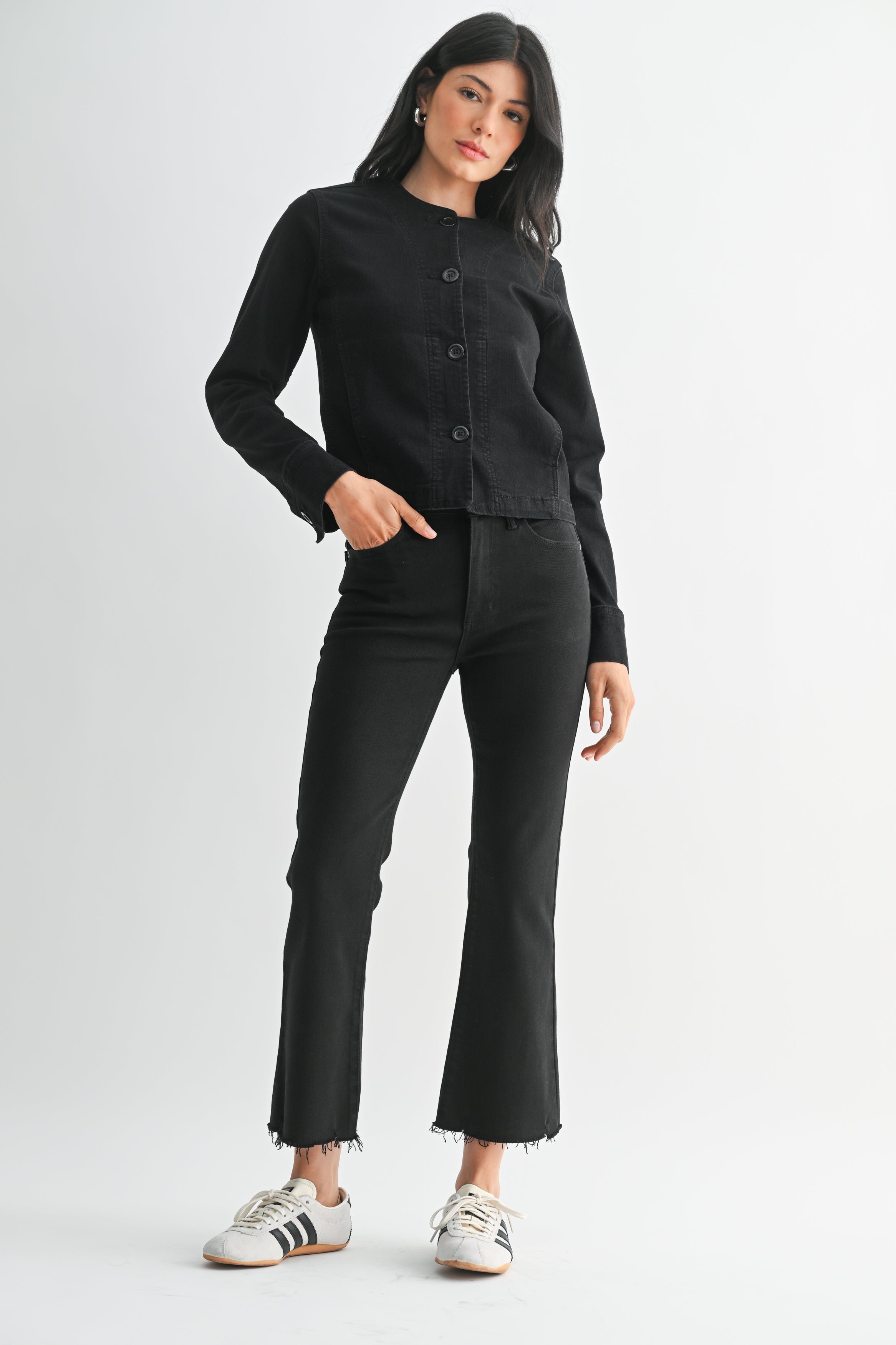Piper Cropped Flare Jean