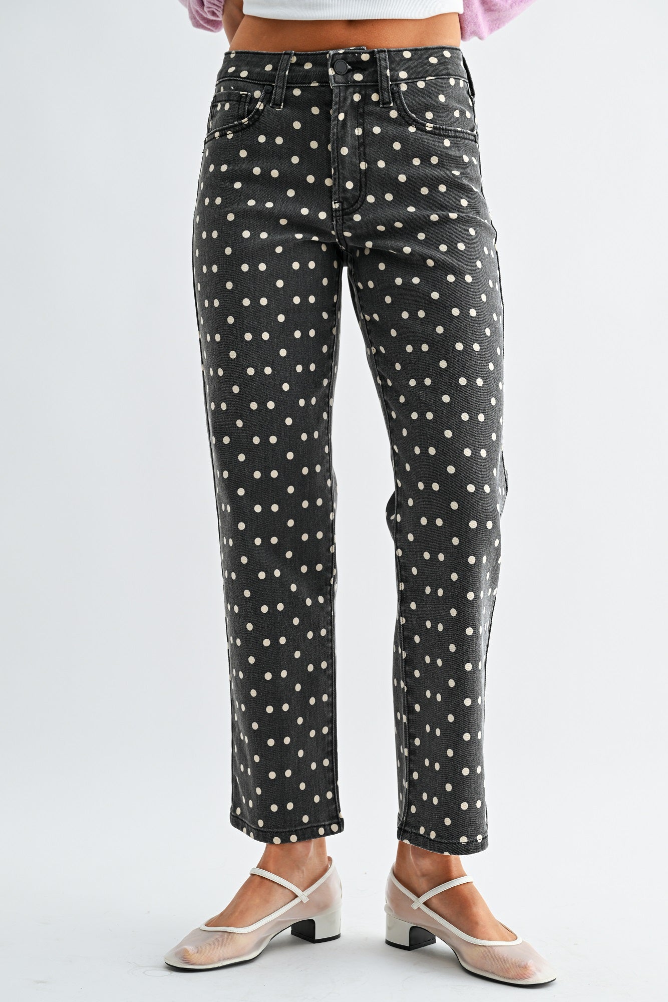 Violet Vintage Straight Jean-4