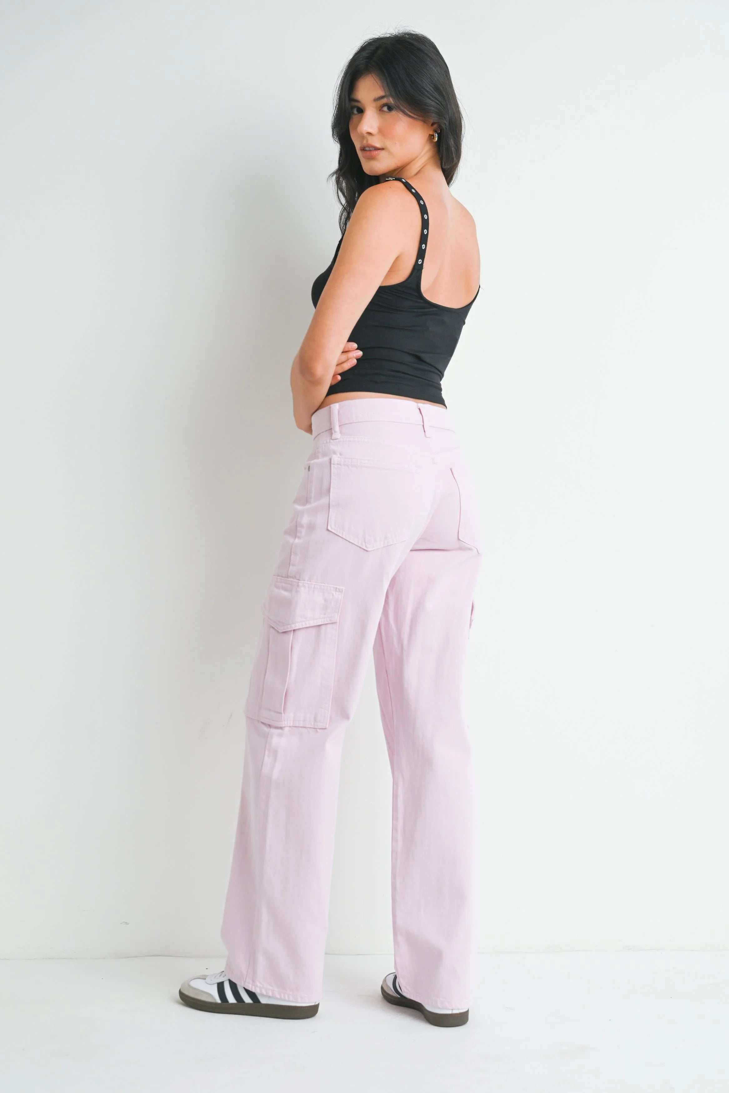 Tyler 7 Pocket Cargo Jean | High Rise Wide Leg Denim – JBD Label Tyler 7 Pocket Cargo Jean | High Rise Wide Leg Denim – JBD Label