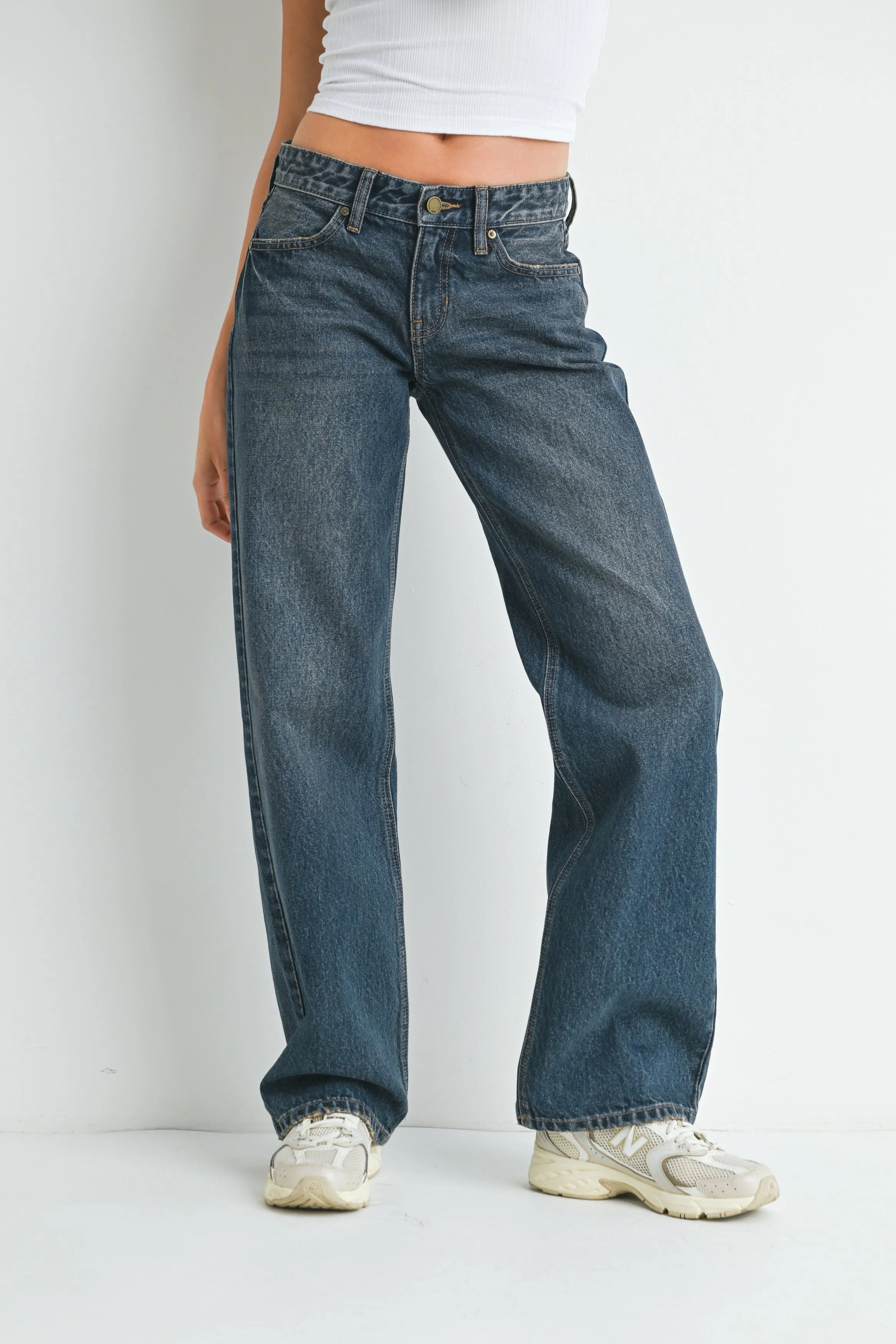 Morgan Straight Leg Jean | Low-Rise Non-Stretch Denim – JBD Label