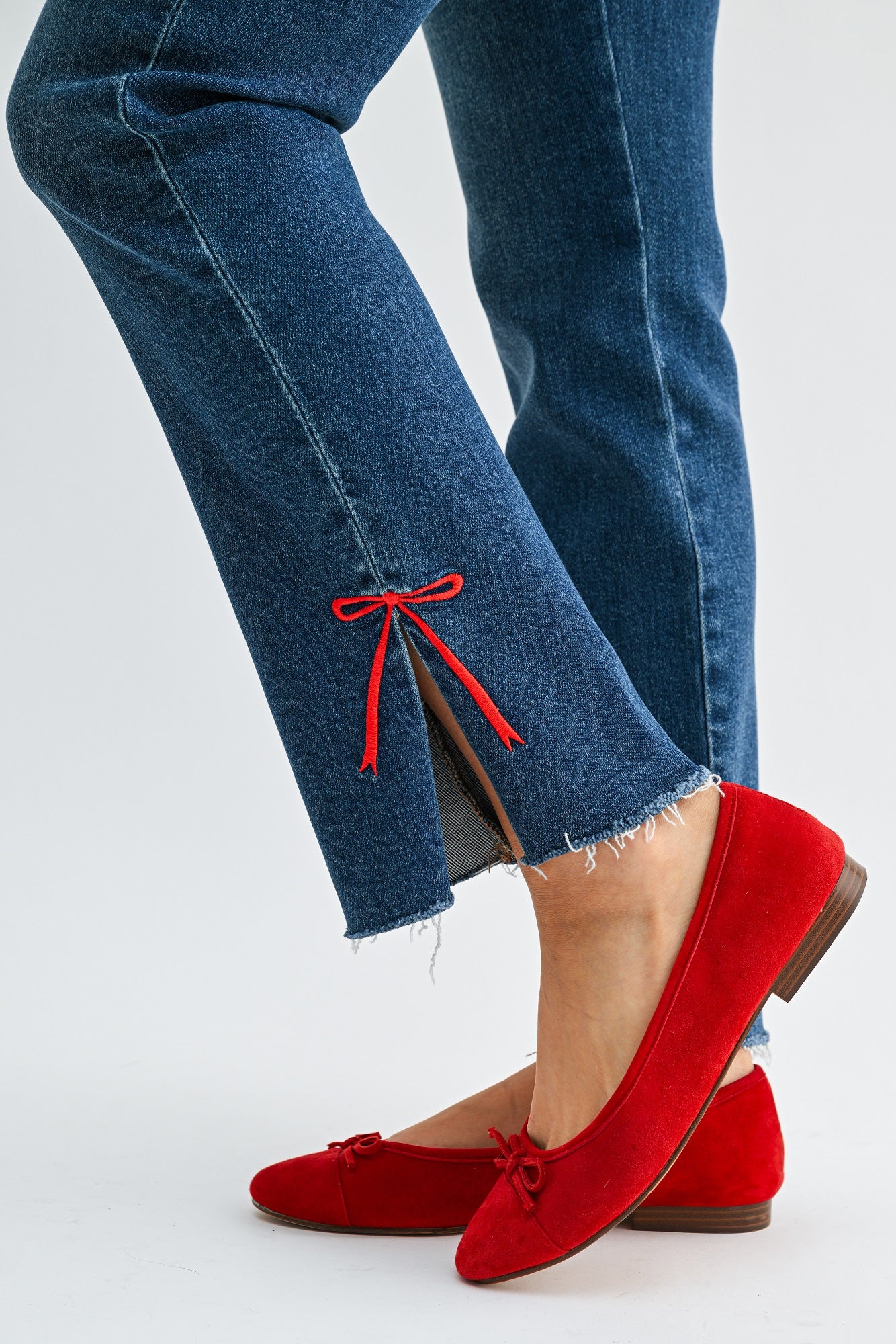 Elise Bow Sliced Straight Leg-10