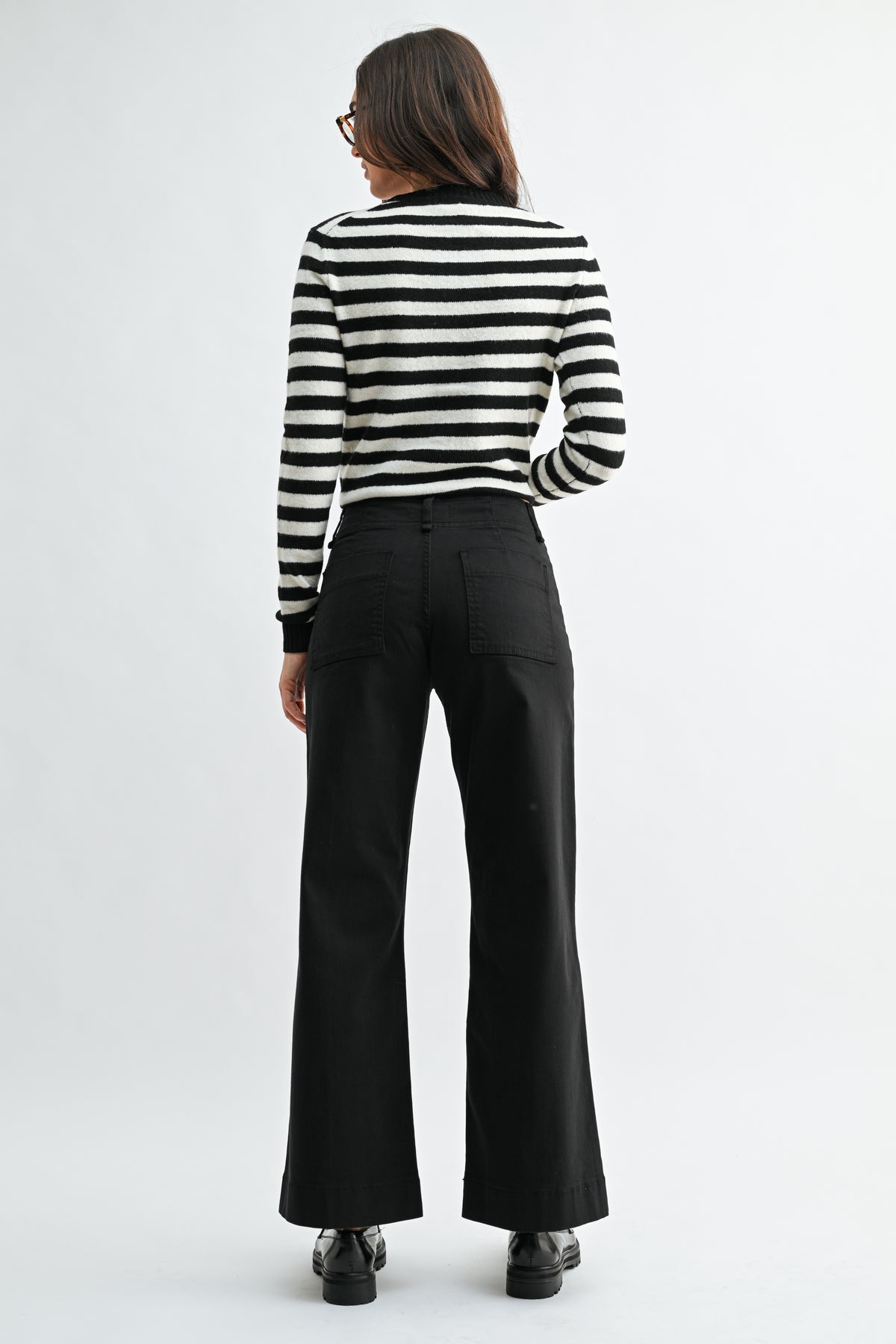 Ada Twill Wide Leg Trouser-10