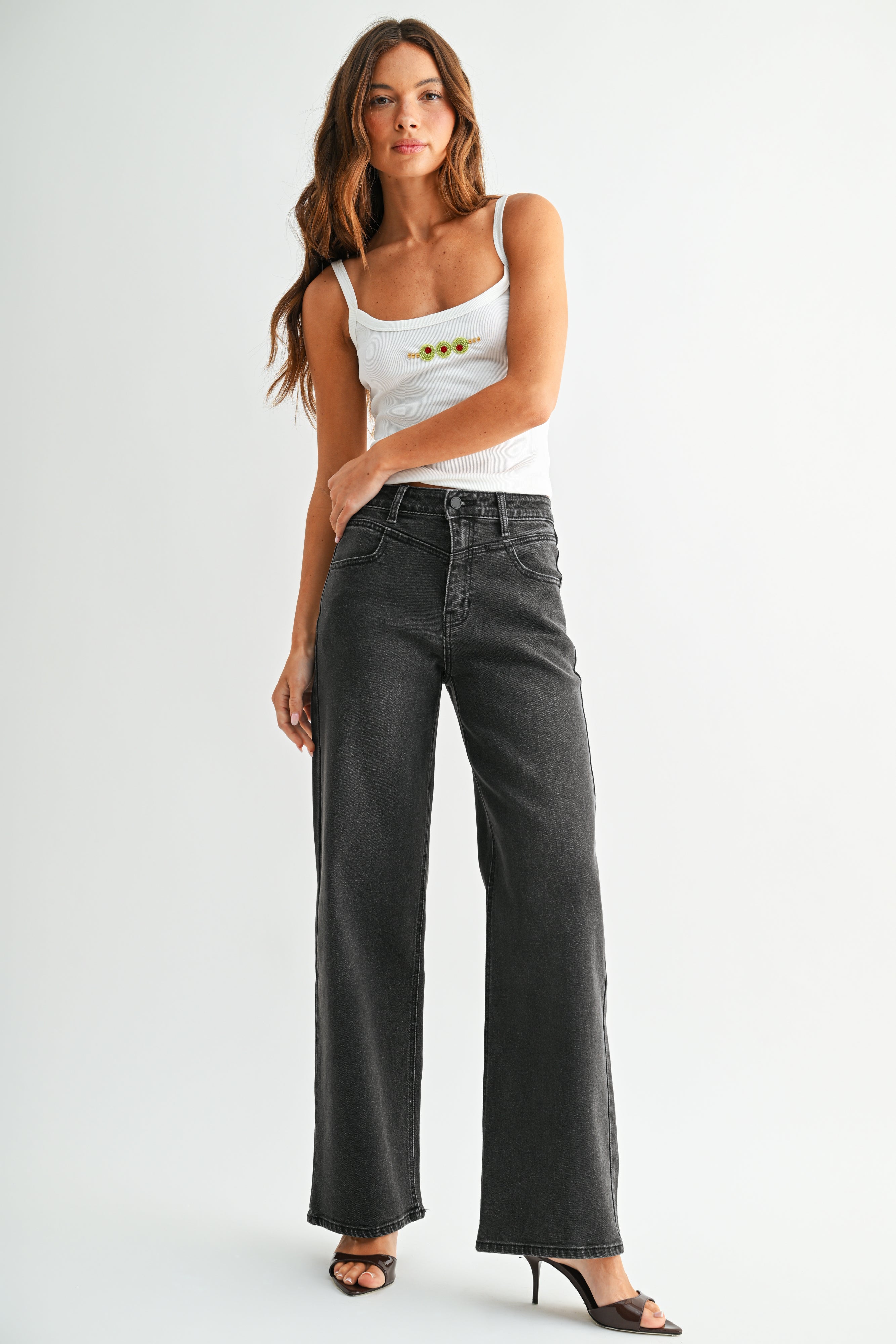 Noelle Clean Hem Straight-6
