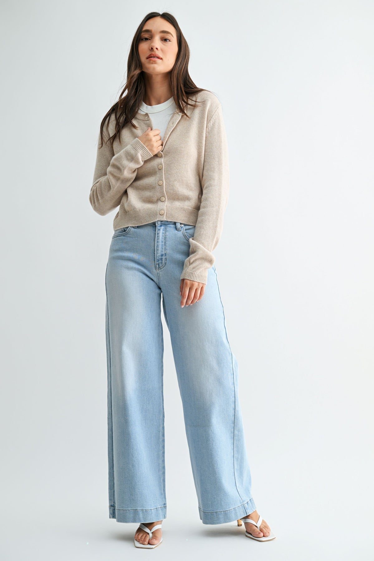 Betty Clean Hem Wide Leg