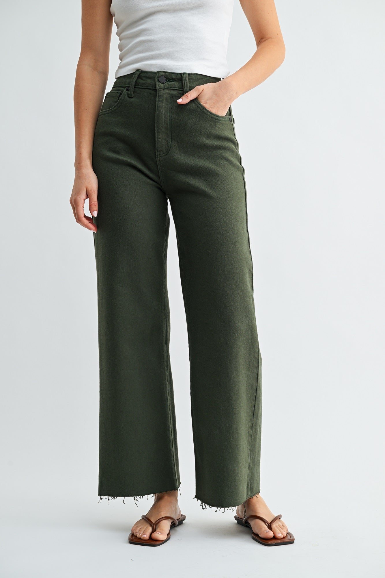 Ivy Scissor Cut Wide Leg