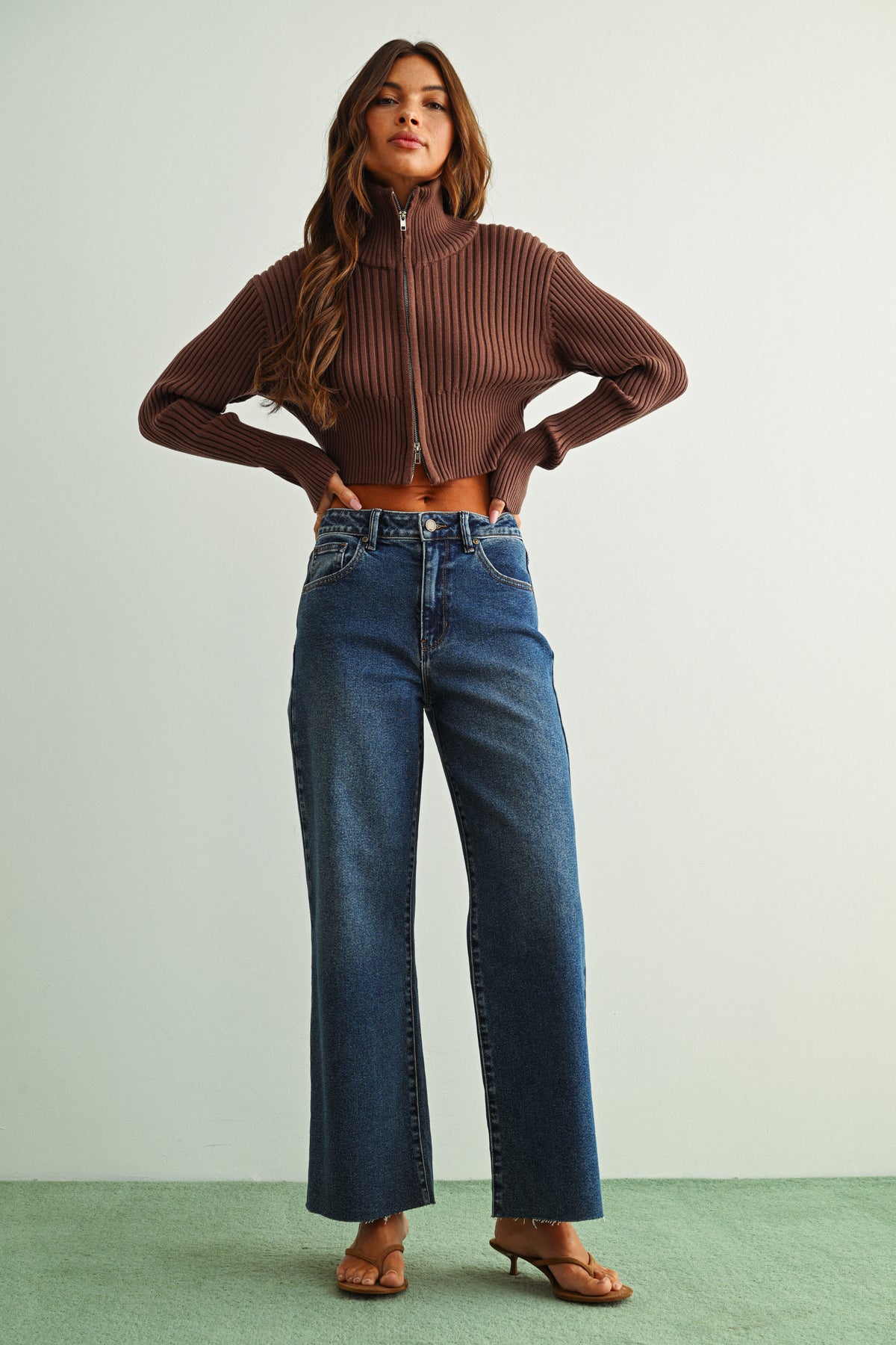 Ivy Scissor Cut Wide Leg
