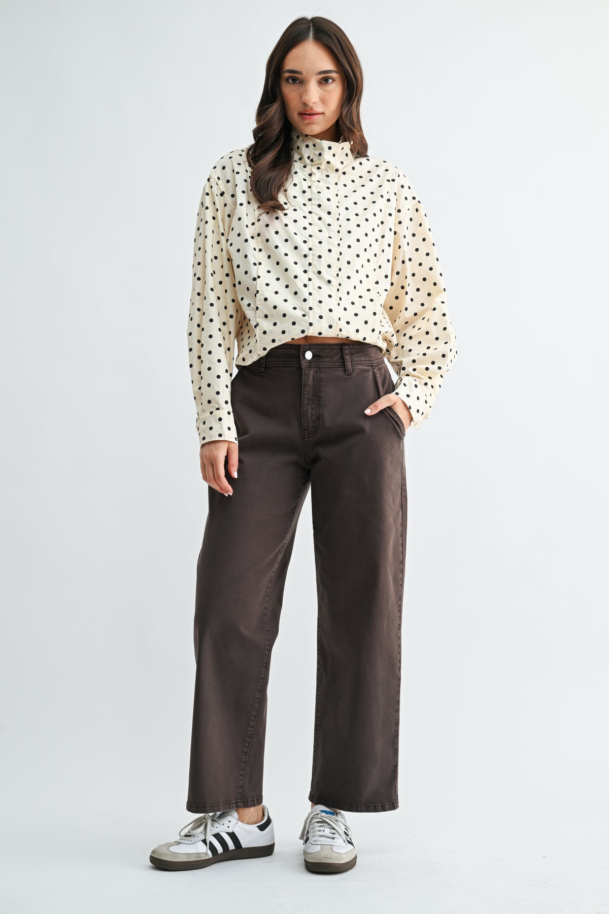 Astrid Twill Barrel Jean