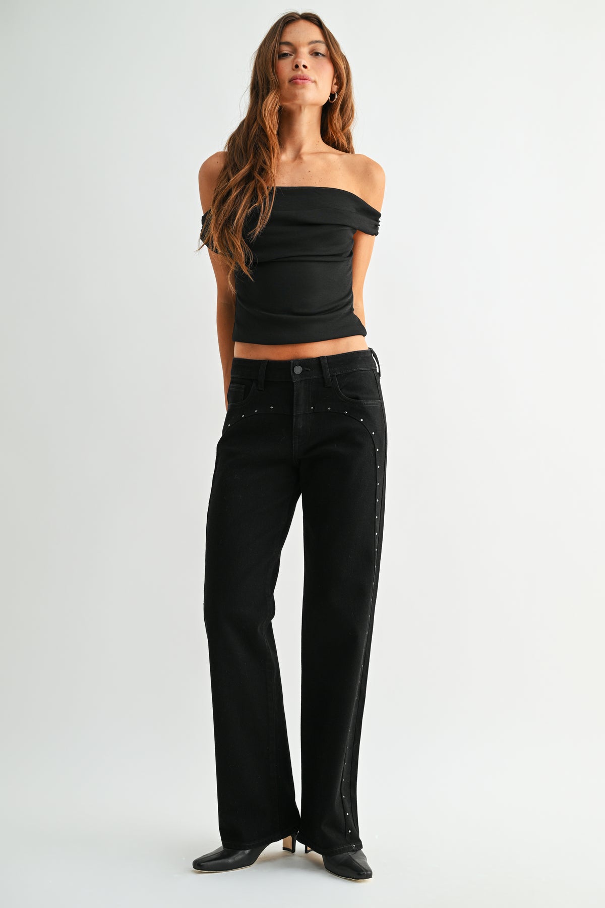 Xena Western Rhinestone Straight-2