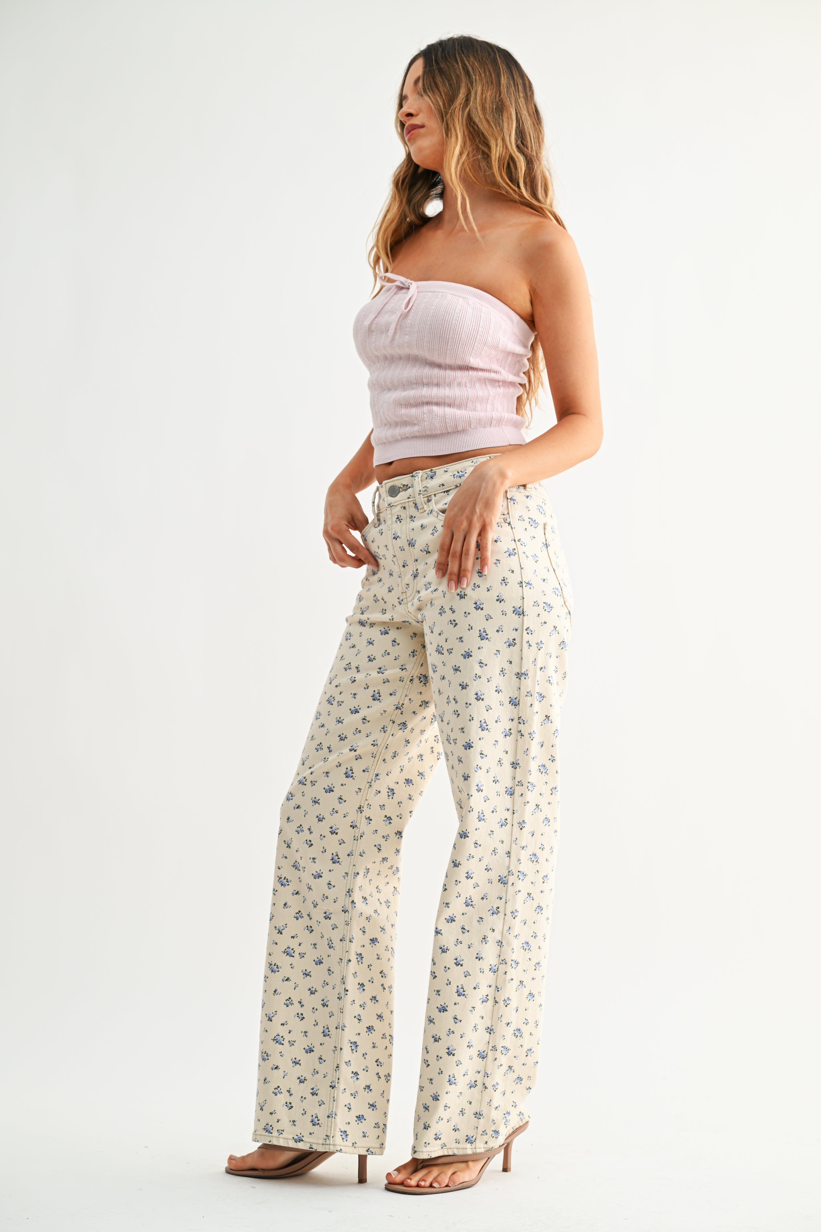 Ellie High Rise Vintage Straight Jean-2