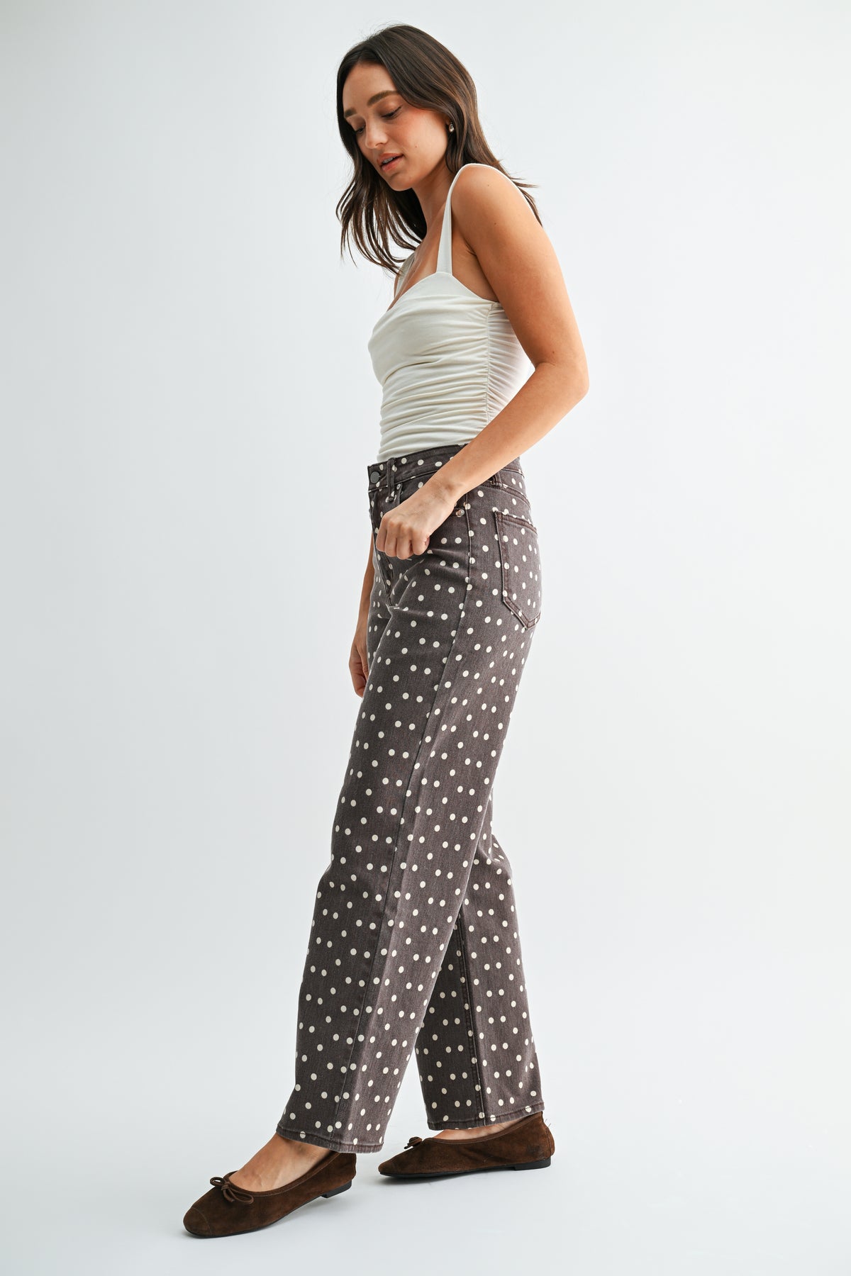 Ellie High Rise Vintage Straight Jean-2