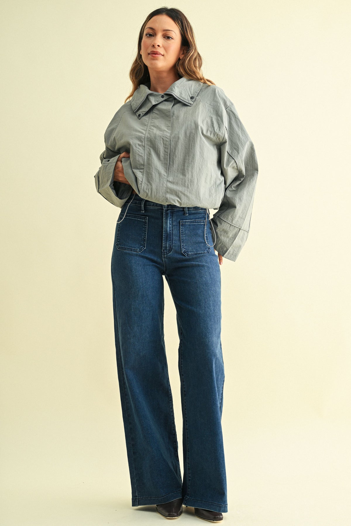 Gia Patch Pocket Wide Leg