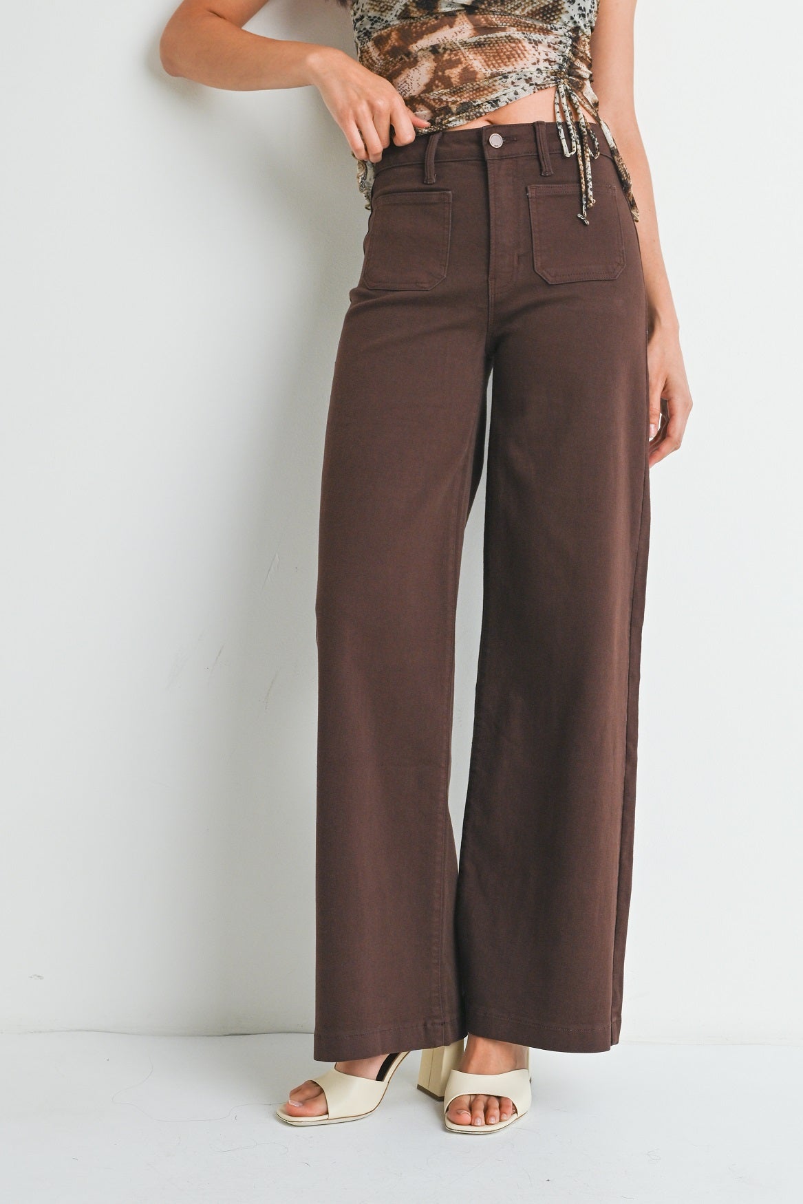 Gia Patch Pocket Wide Leg-4