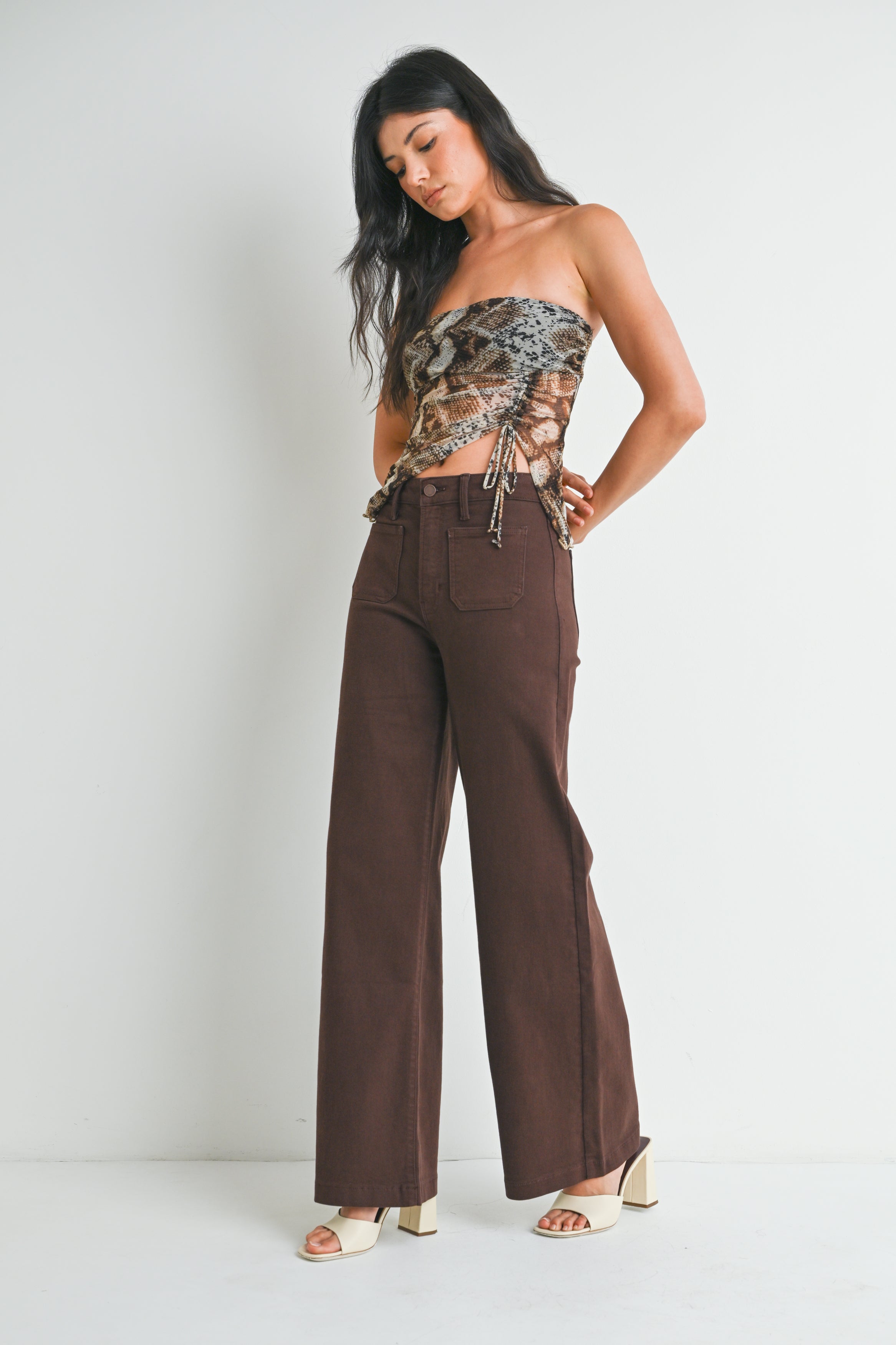 Gia Patch Pocket Wide Leg-2