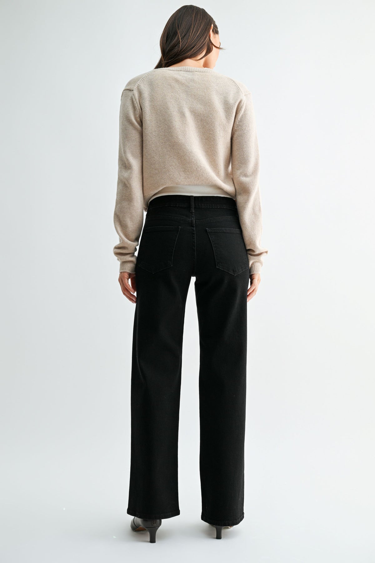 Halle High Rise Straight Jean-7