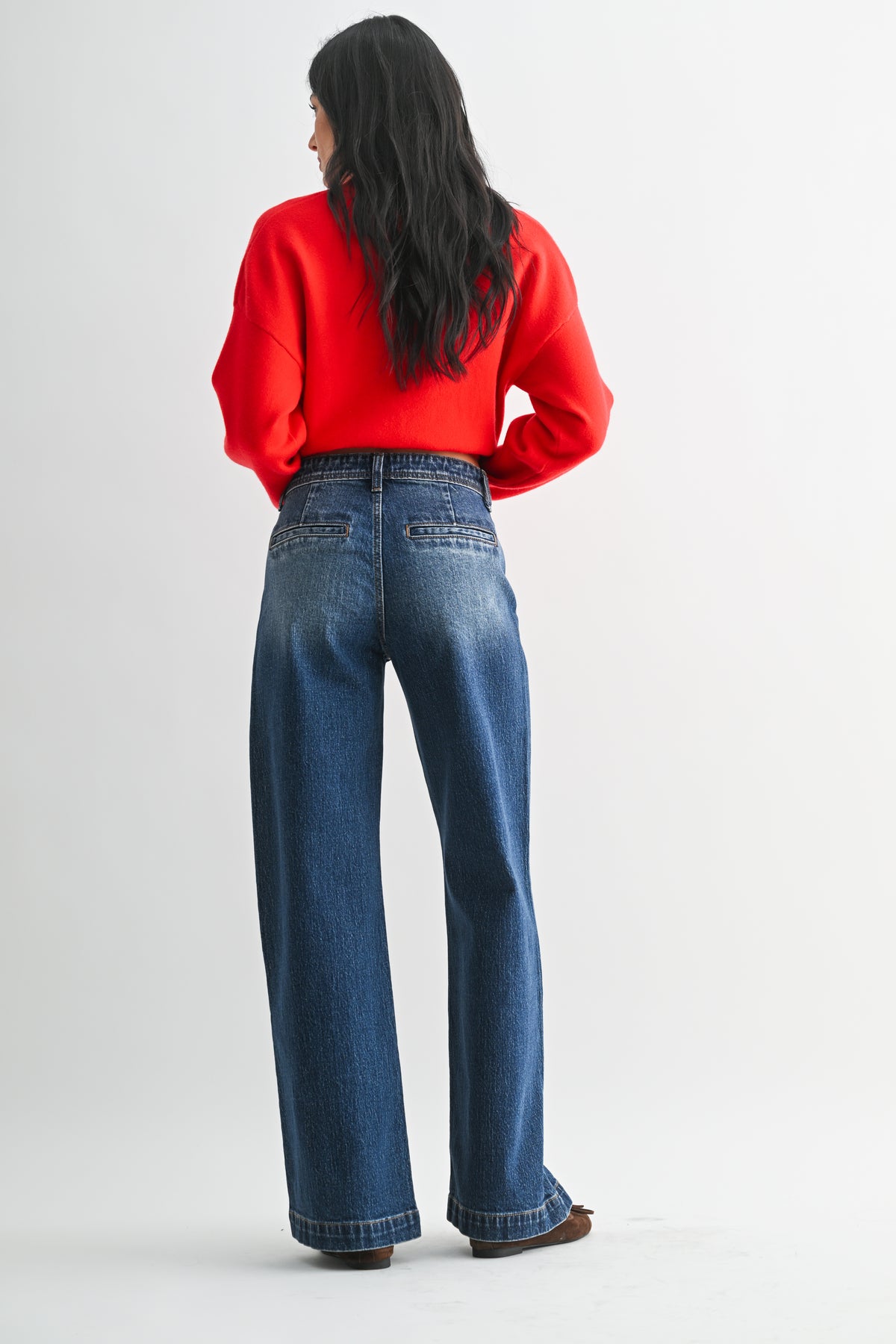Gracie Micro Patch Pocket Wide Leg-7