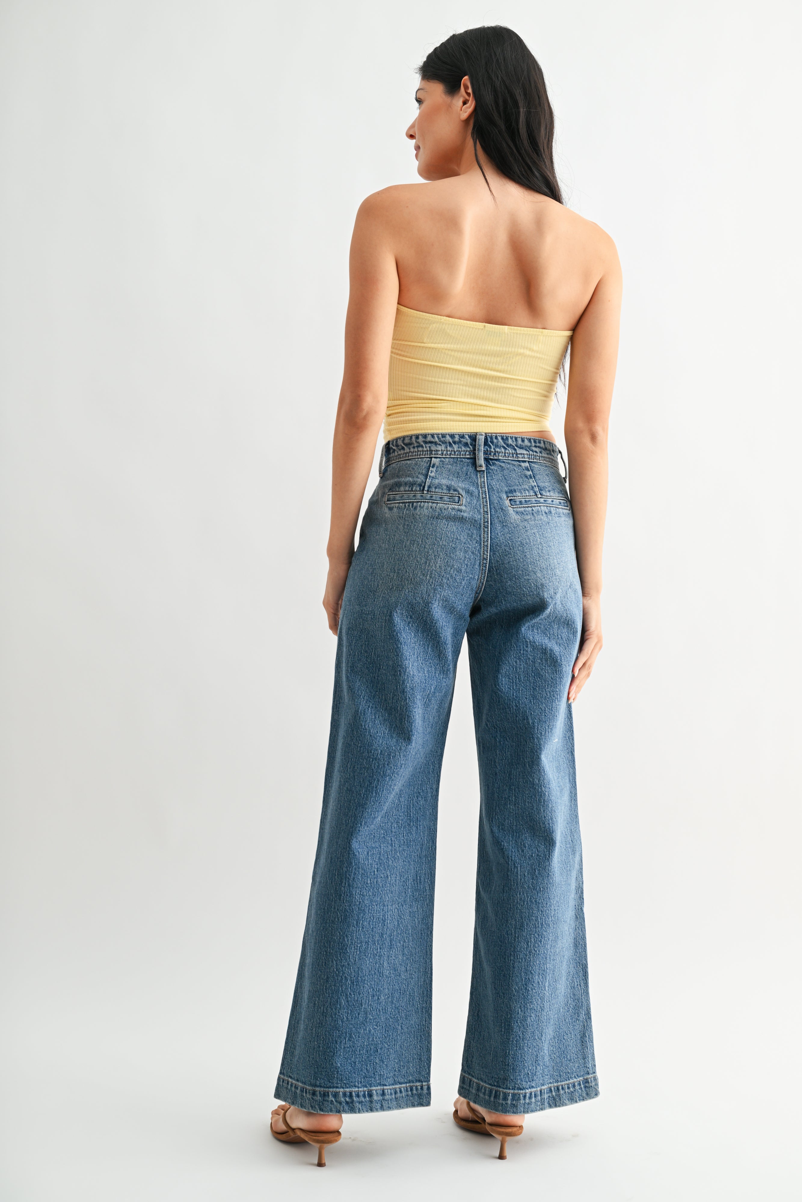 Gracie Micro Patch Pocket Wide Leg-3
