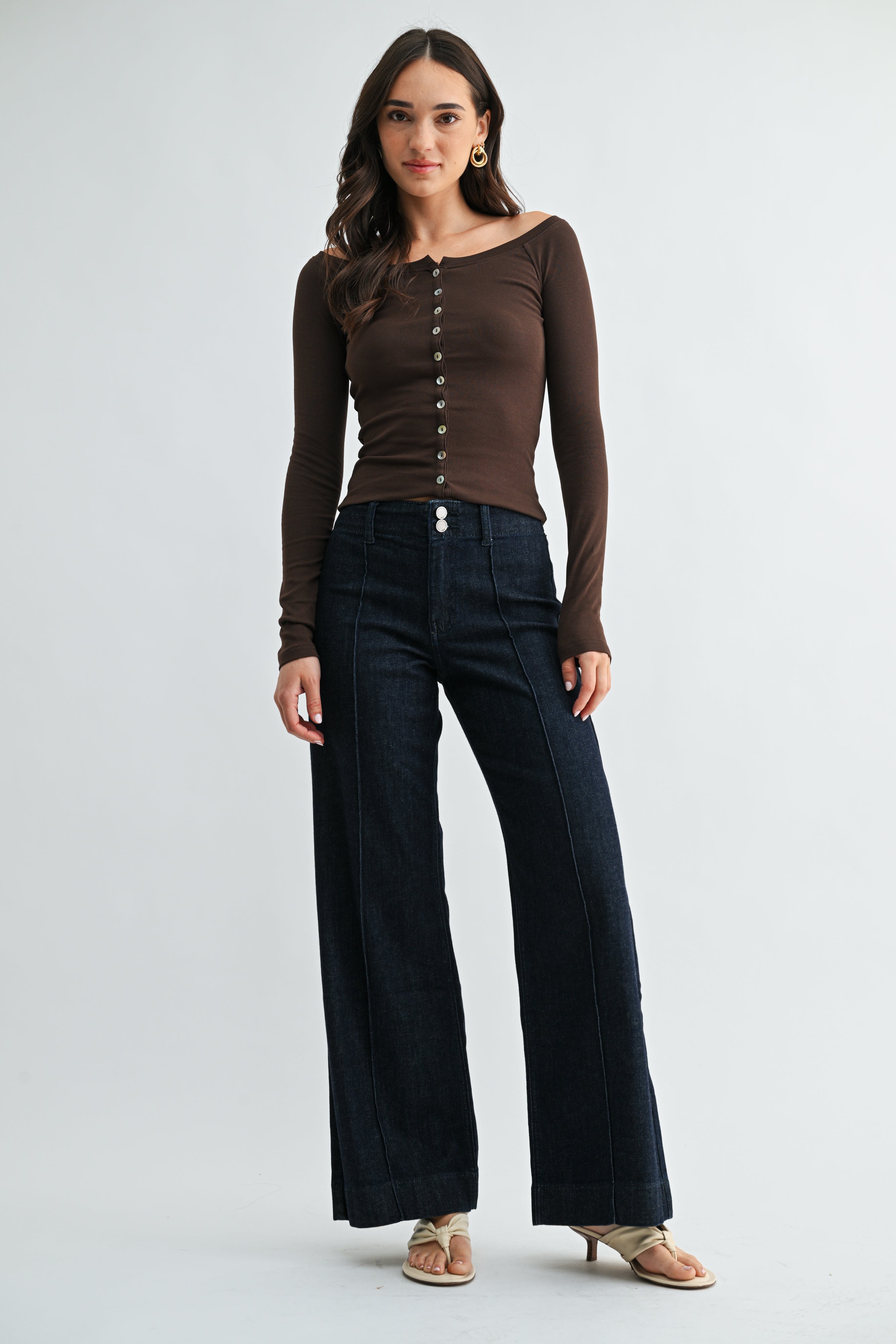 Coco Pintuck Trouser Wide Leg-1