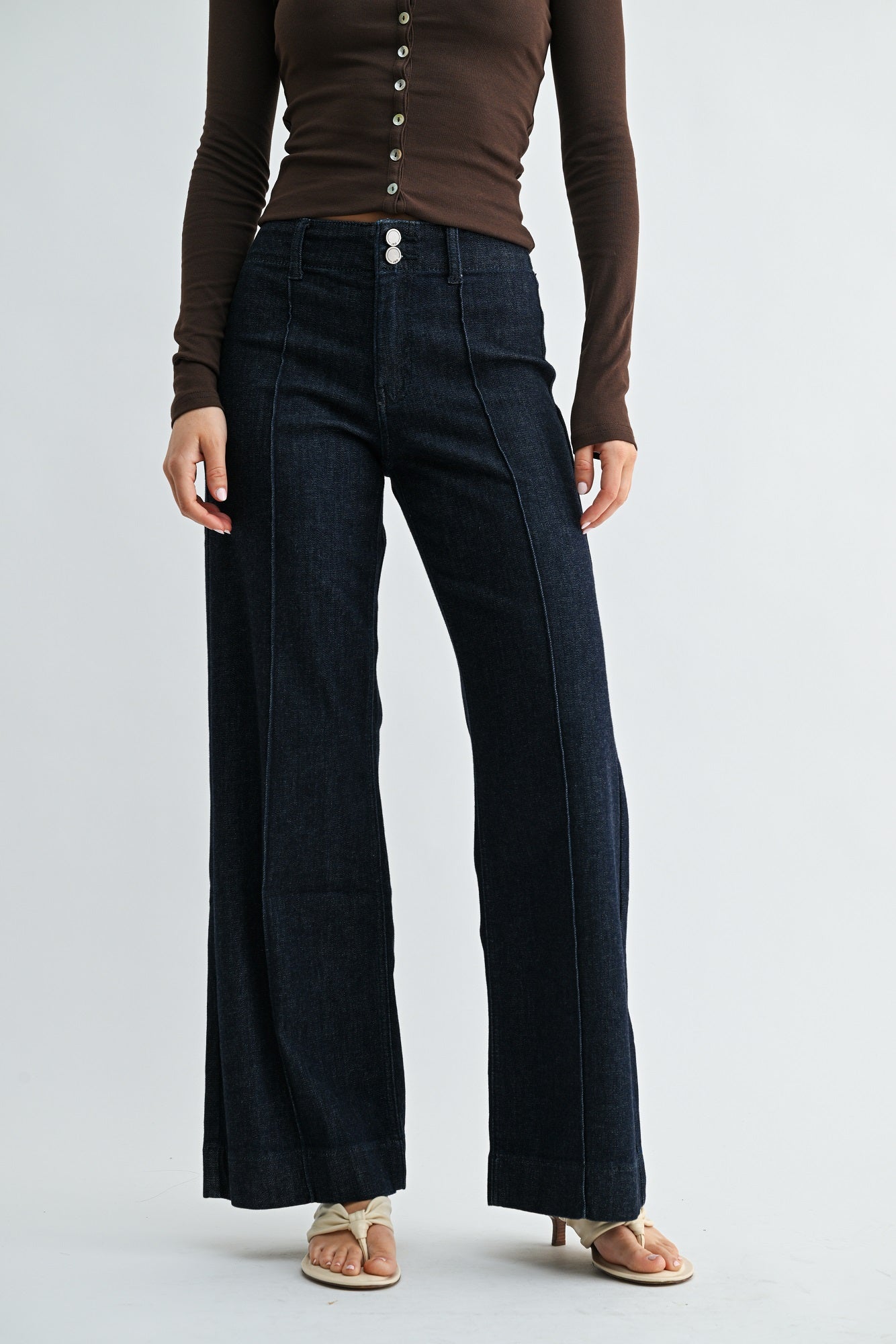Coco Pintuck Trouser Wide Leg-4