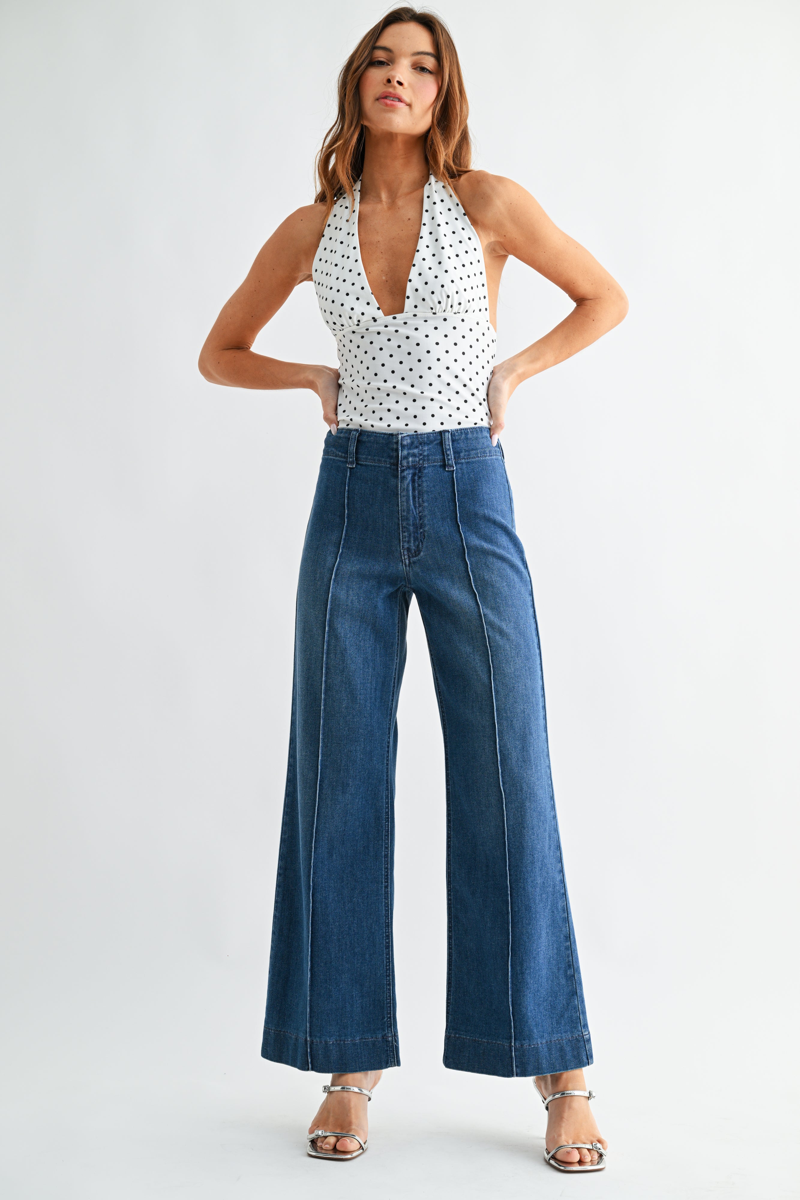 Coco Pintuck Trouser Wide Leg-5