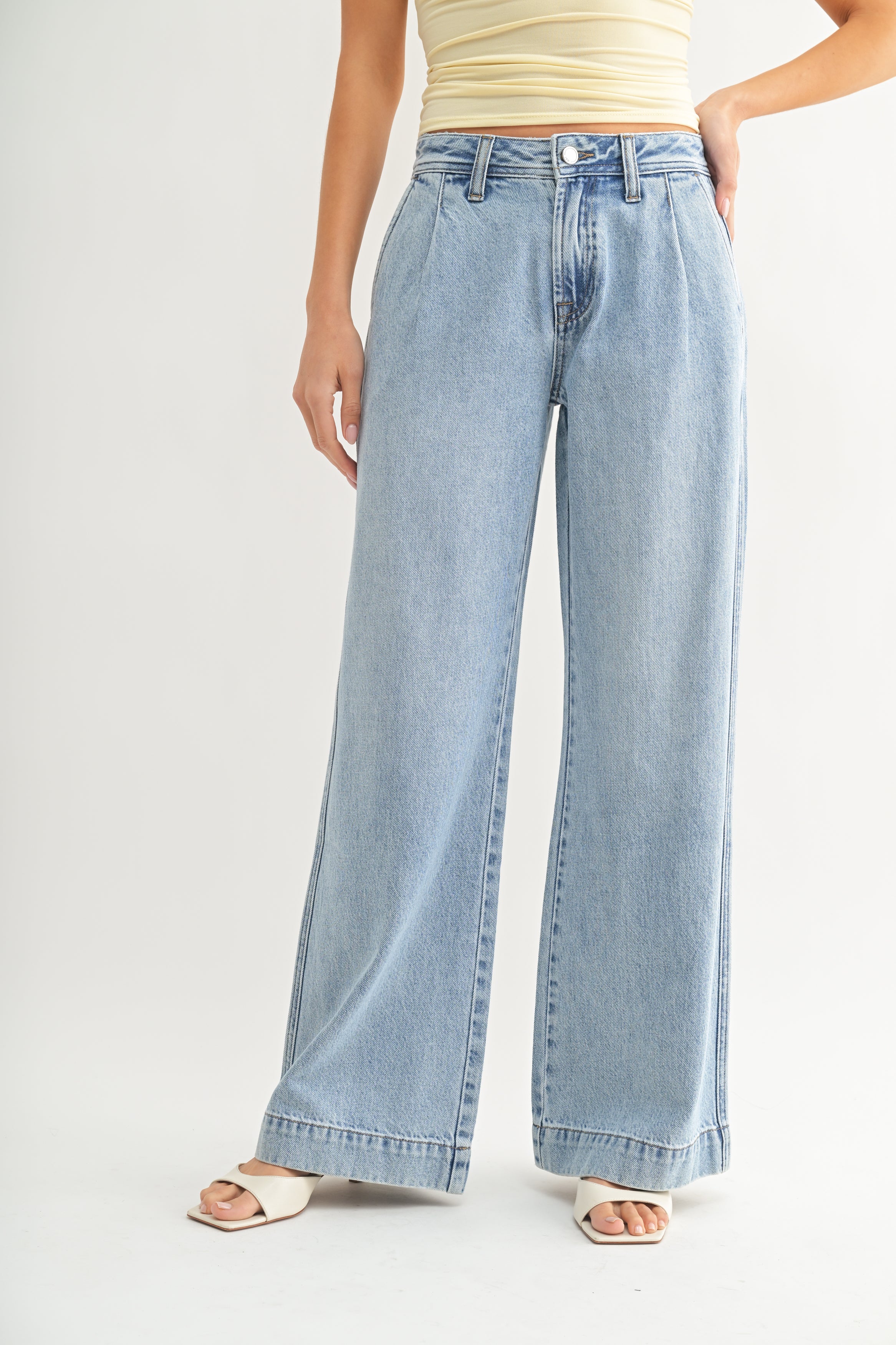 Celia High Rise Lightweight Trouser | Women's Relaxed Trousers