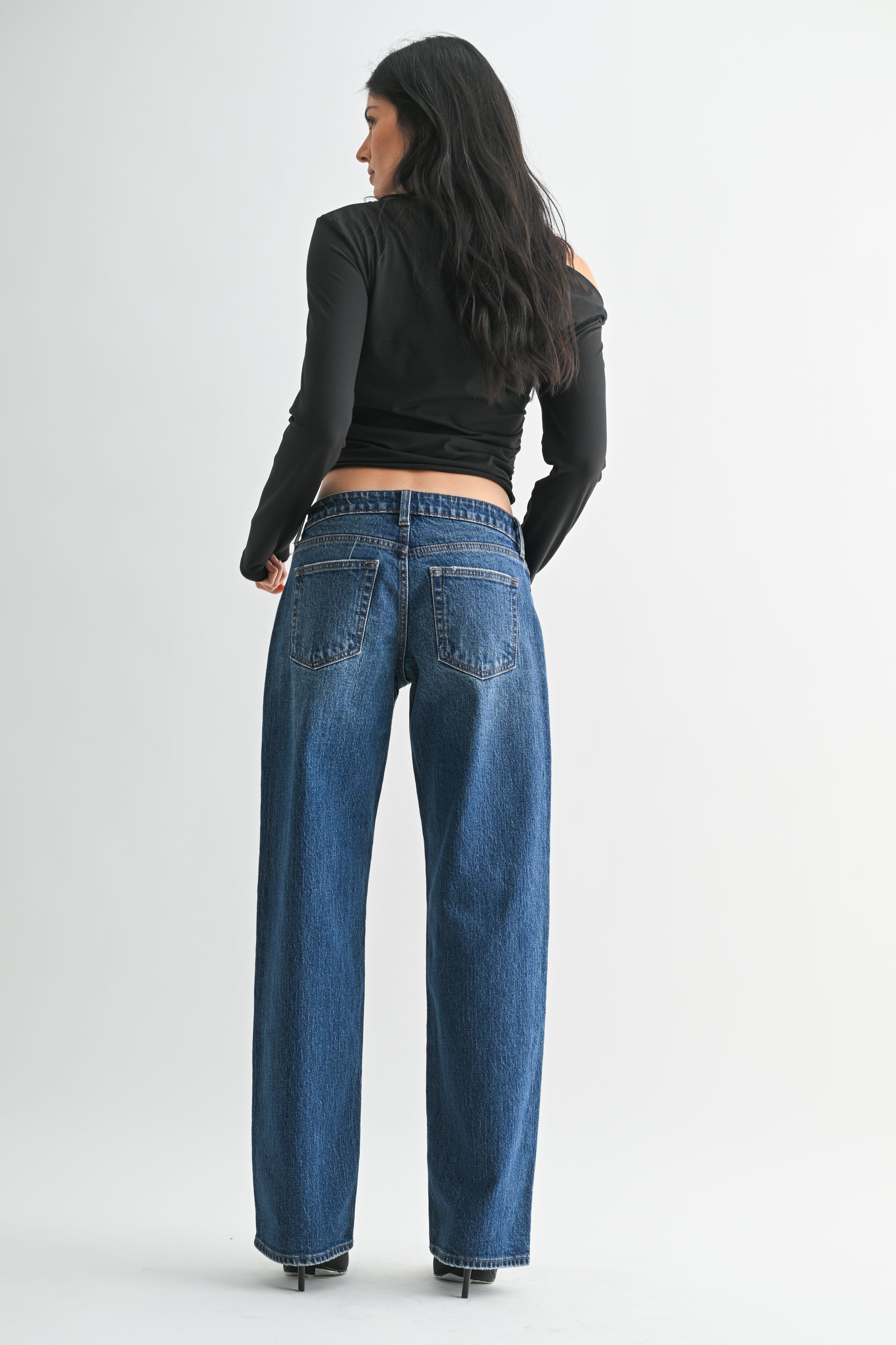 Kristy Studded Baggy Jean-3