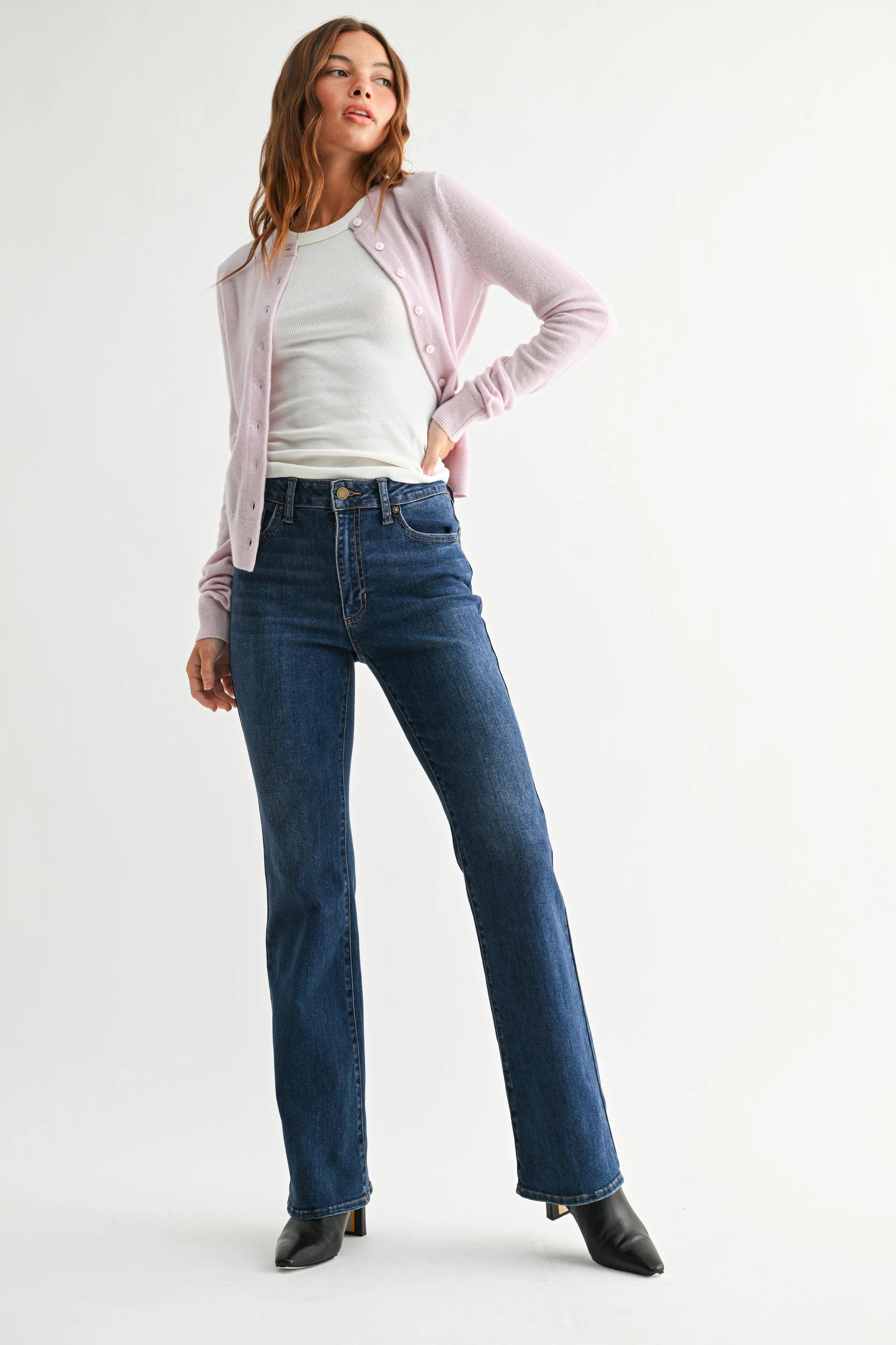 Emma Regular Hem Bootcut Jean