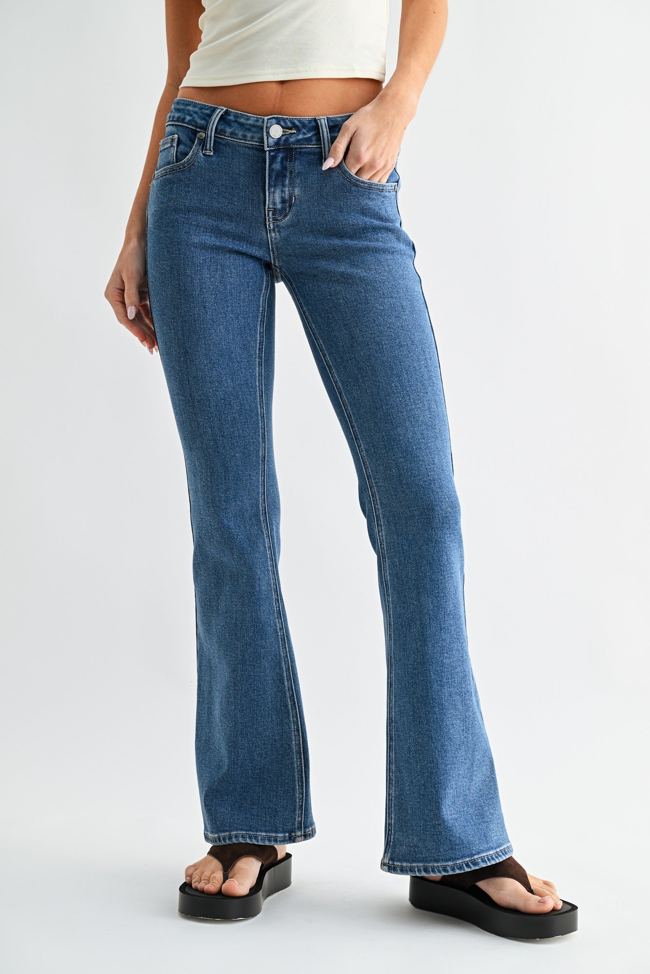 Pennie Super Low Rise Flare