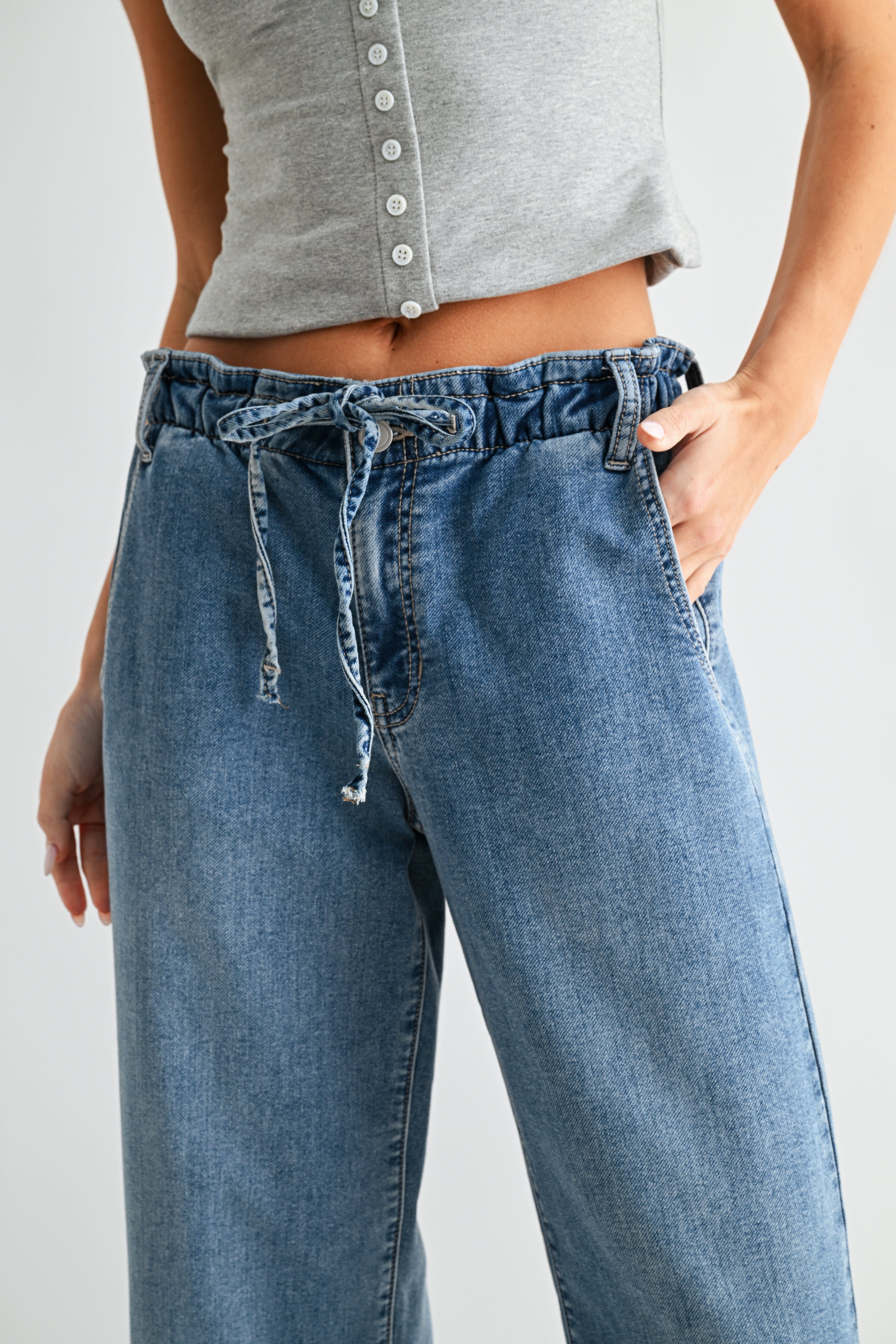 Dottie Pull-On Drawstring Wide Leg-3