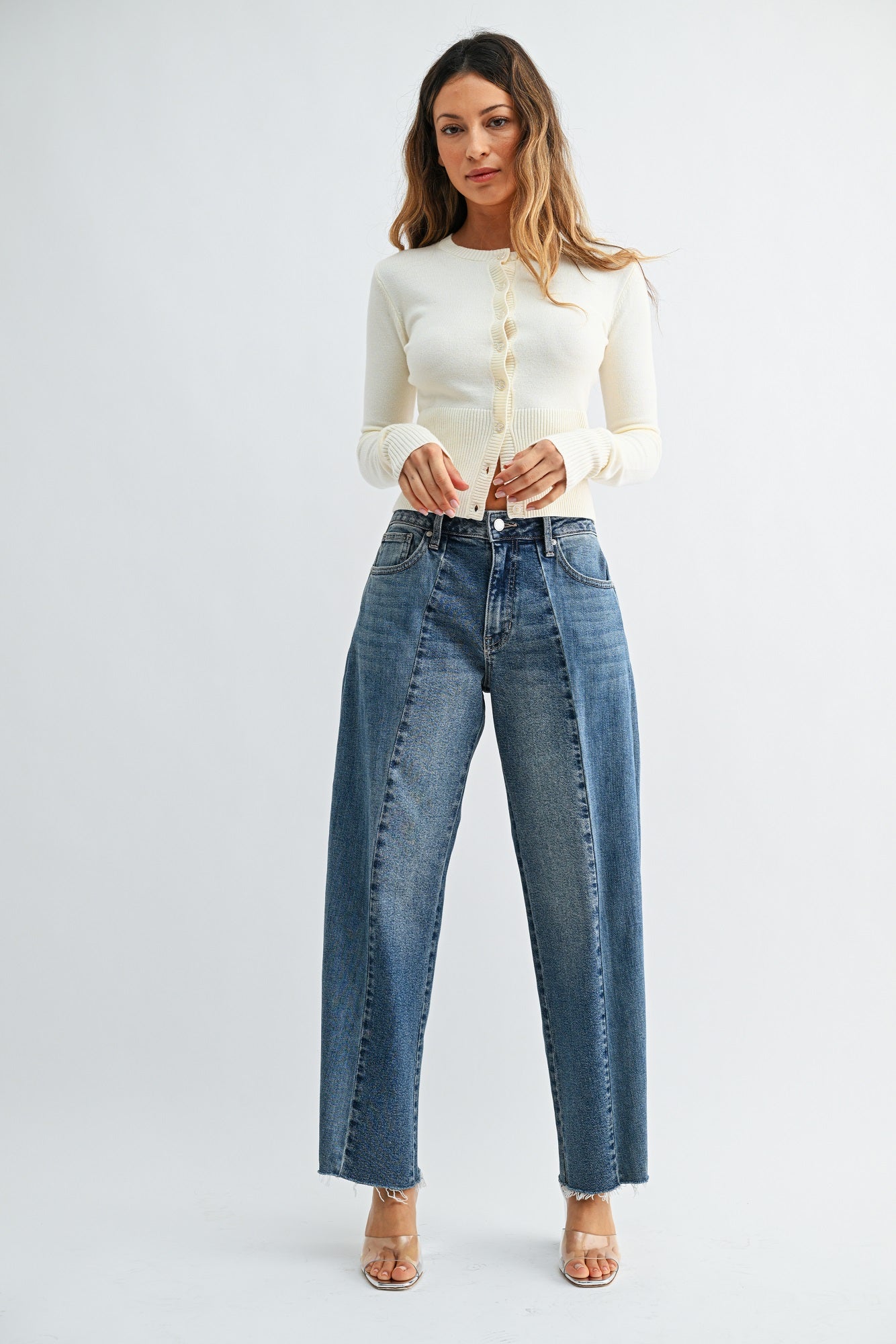 Mia Pleated Barrel Two Toned-1