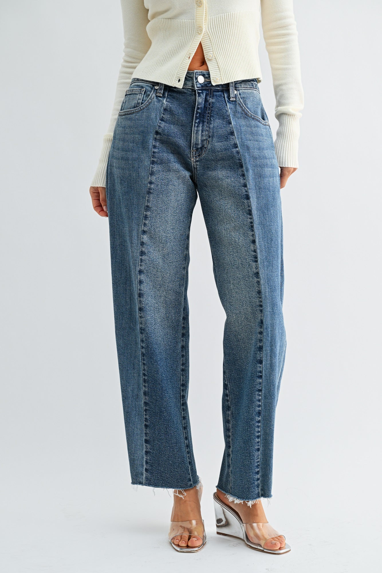 Mia Pleated Barrel Two Toned-5