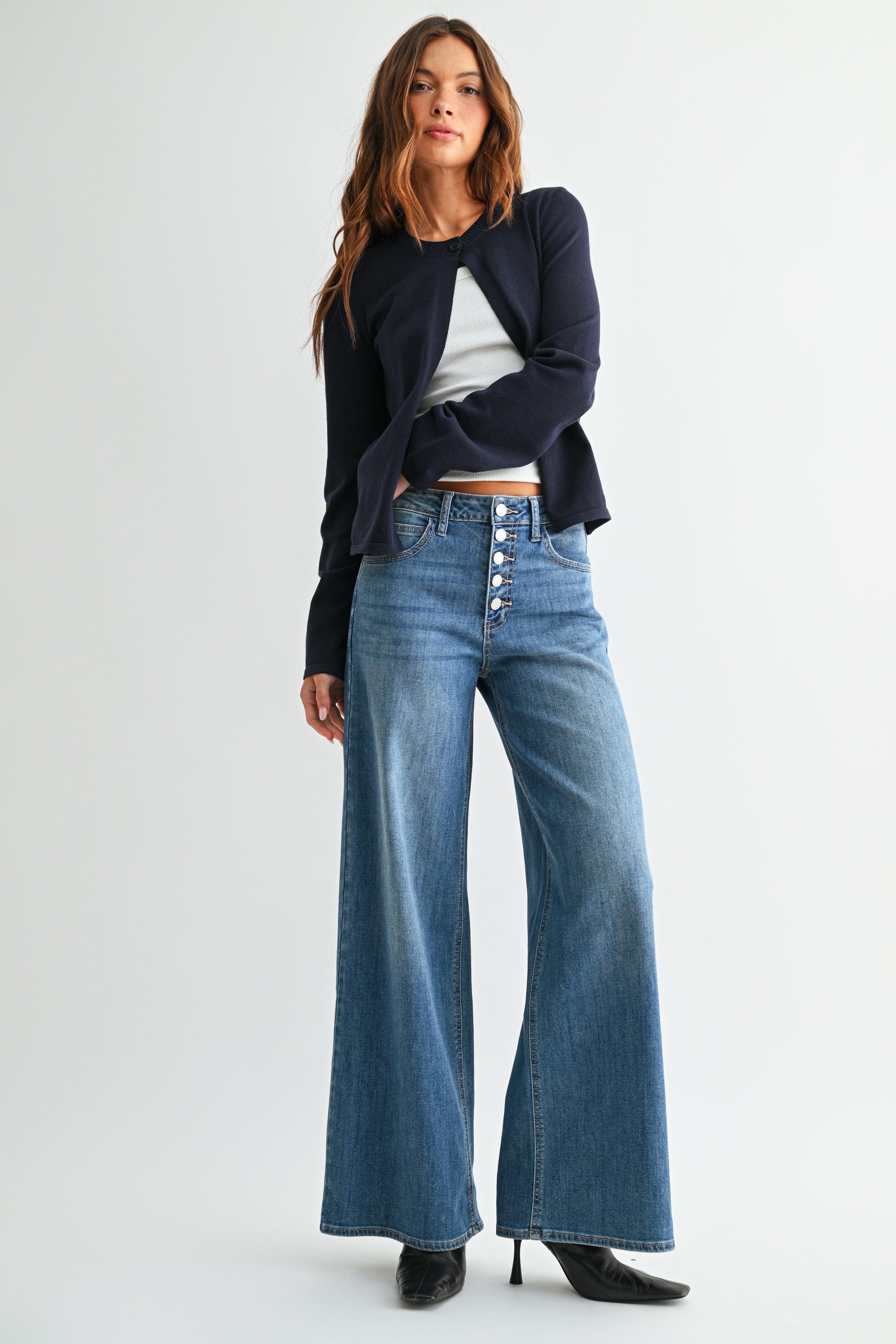 Ayla Lightweight Button Down Relaxed-1