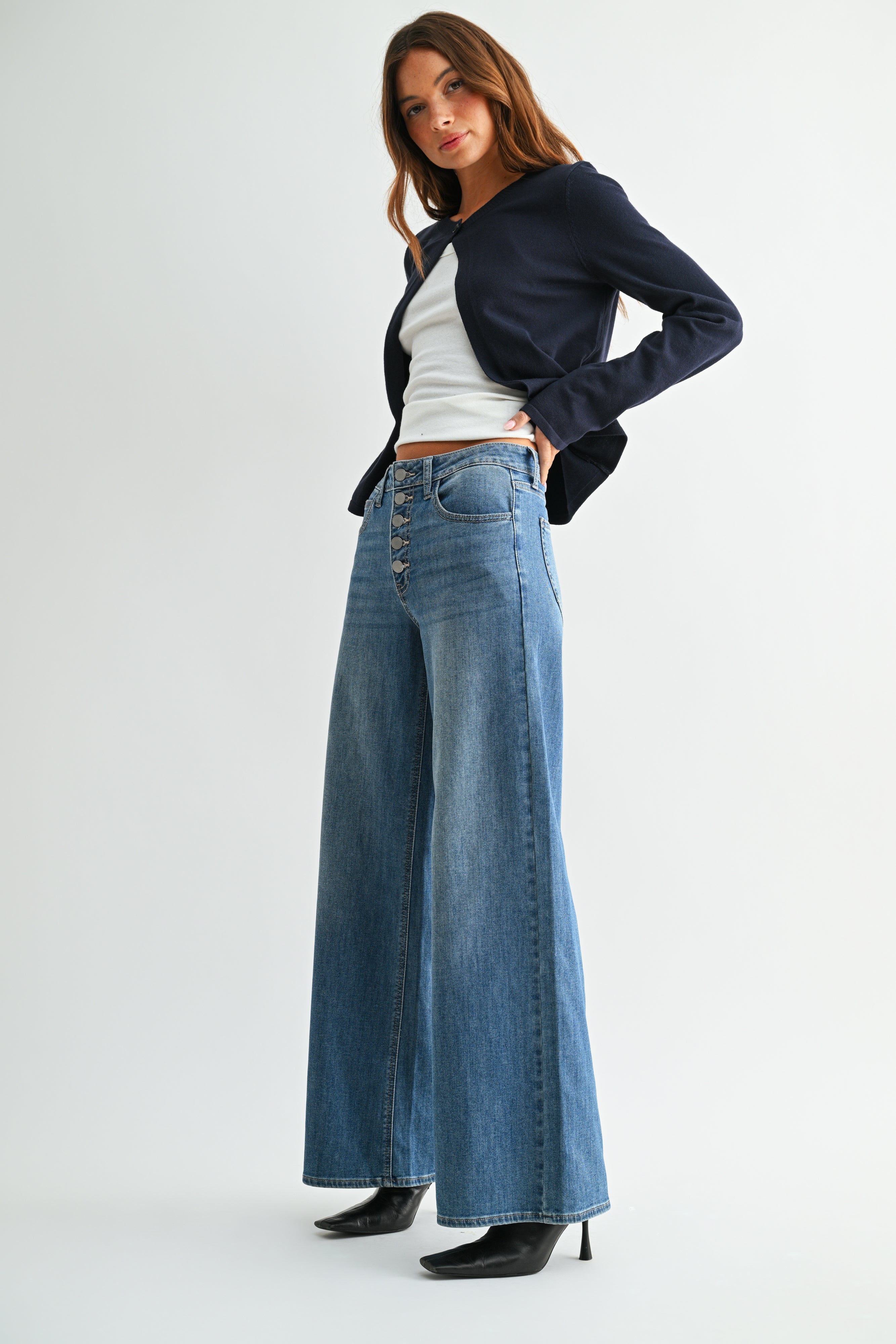 Ayla Lightweight Button Down Relaxed-2
