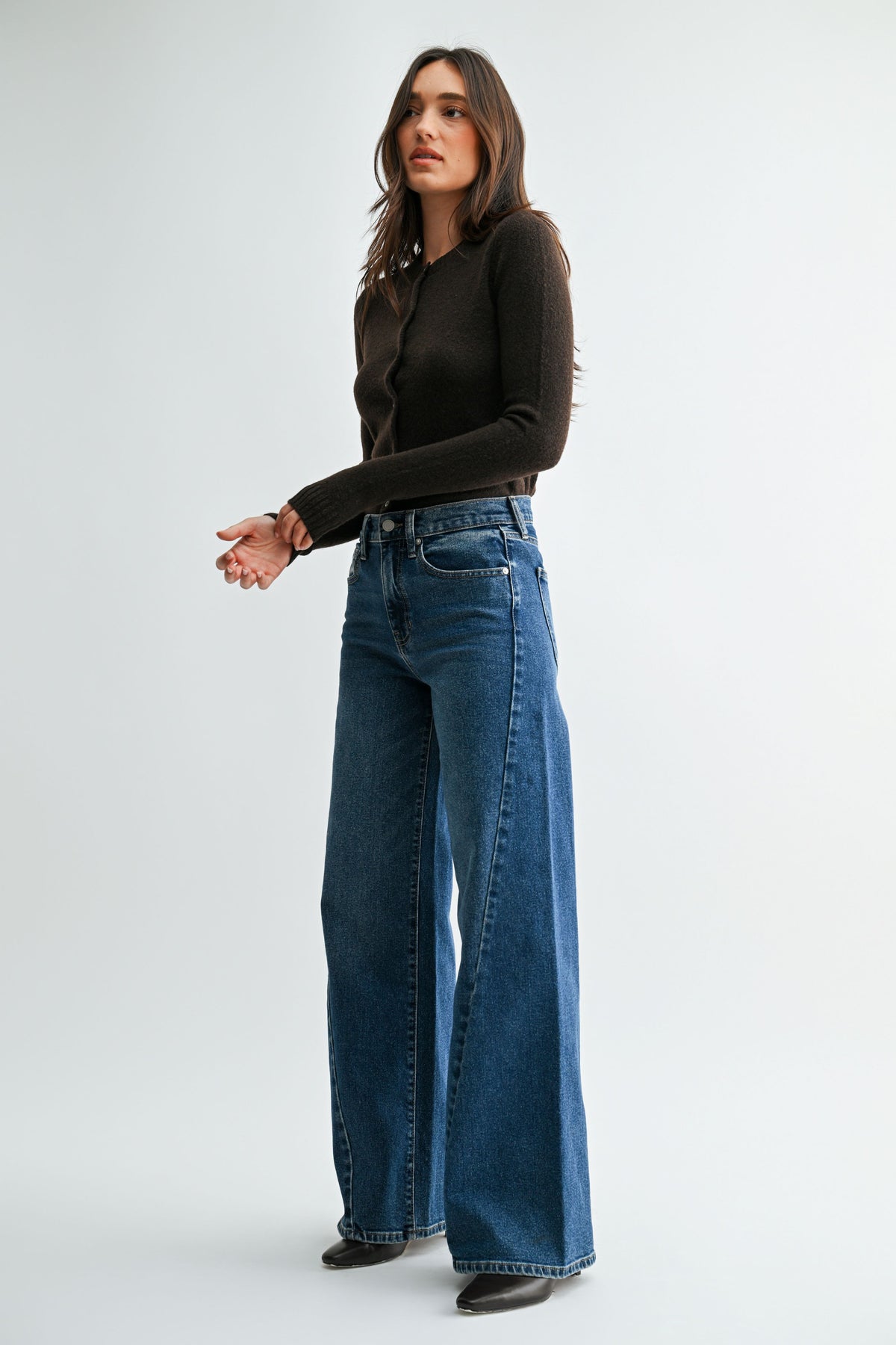 Cora Twisted Seam Wide Leg-2
