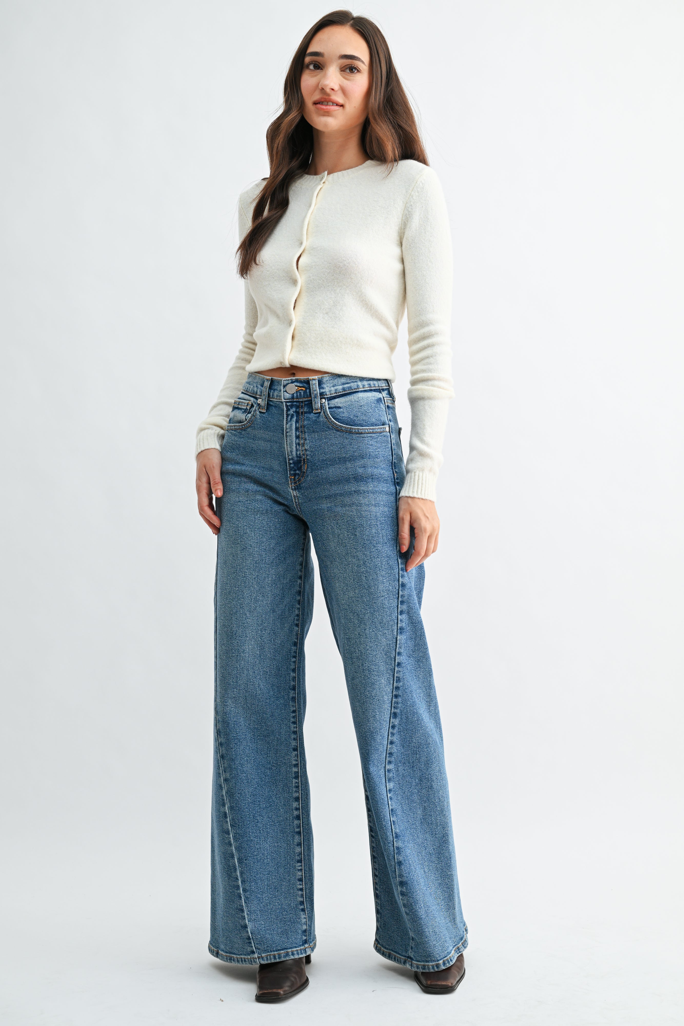 Cora Twisted Seam Wide Leg-2