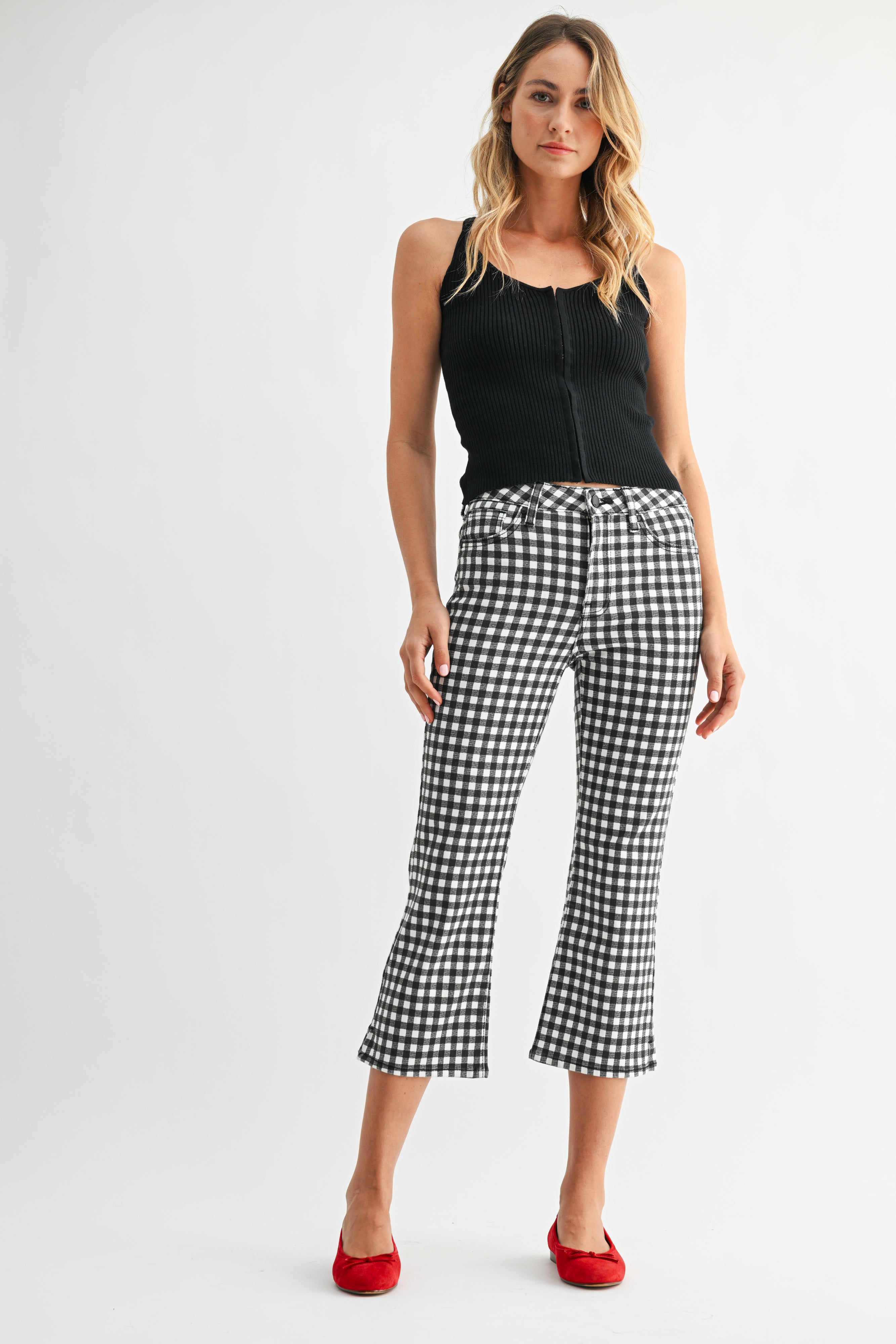 Camille Mid Rise Skinny Capri | Women's Stretch Denim – JBD Label