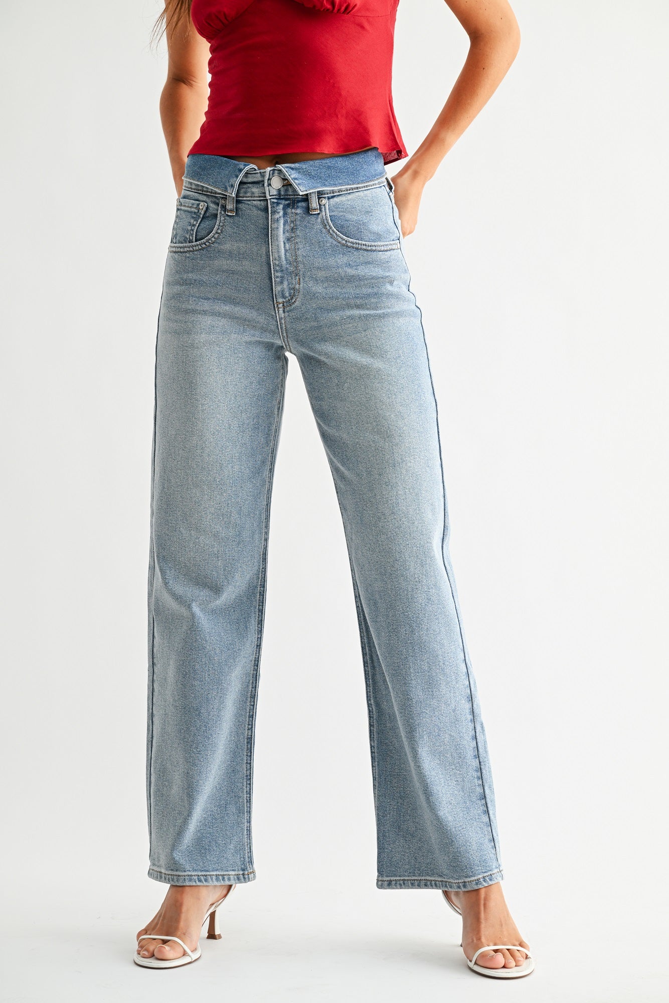 Nova Folded Waist Straight-1