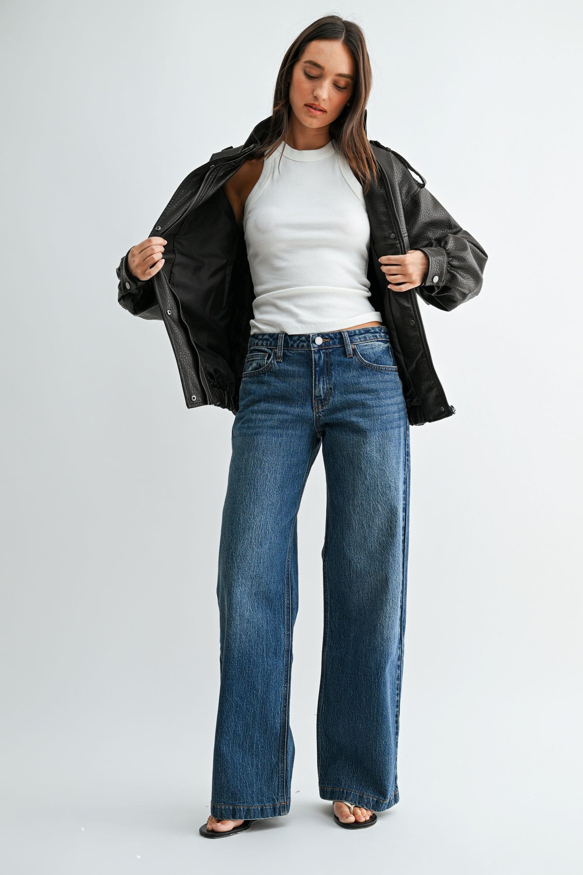 Beau Low Rise Baggy Jean-5