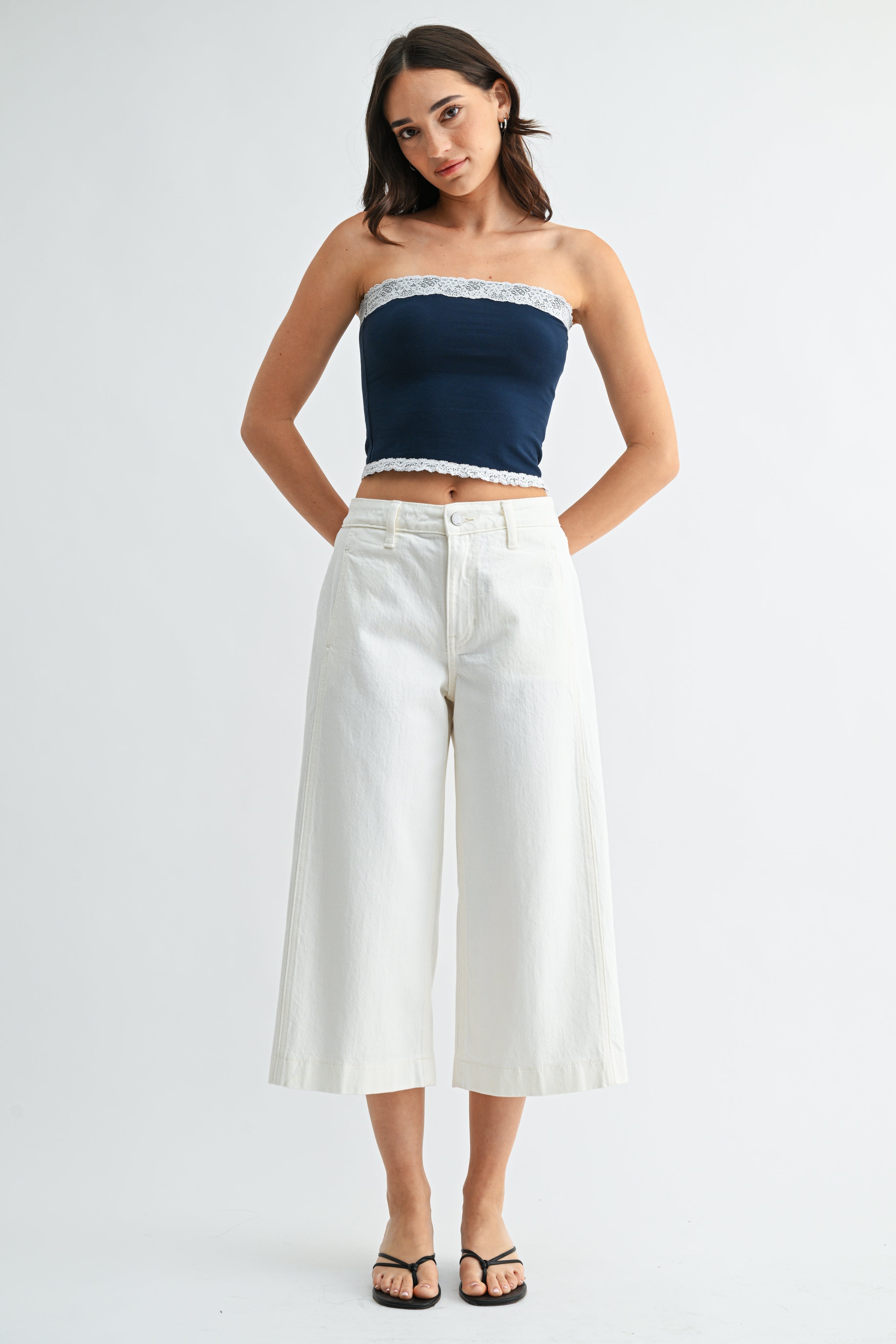 Blaire Sideseam Wide Capri-1