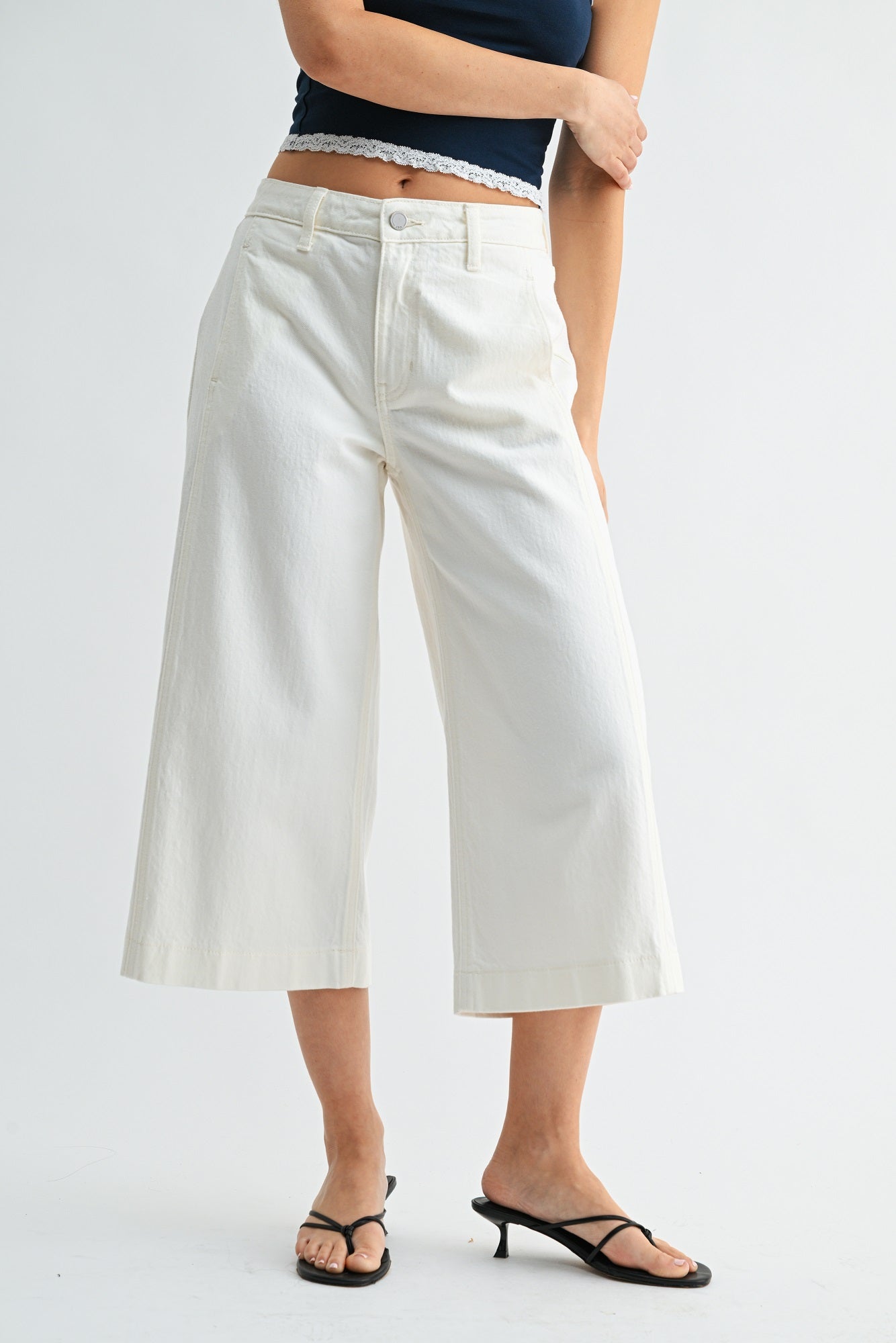 Blaire Sideseam Wide Capri-4