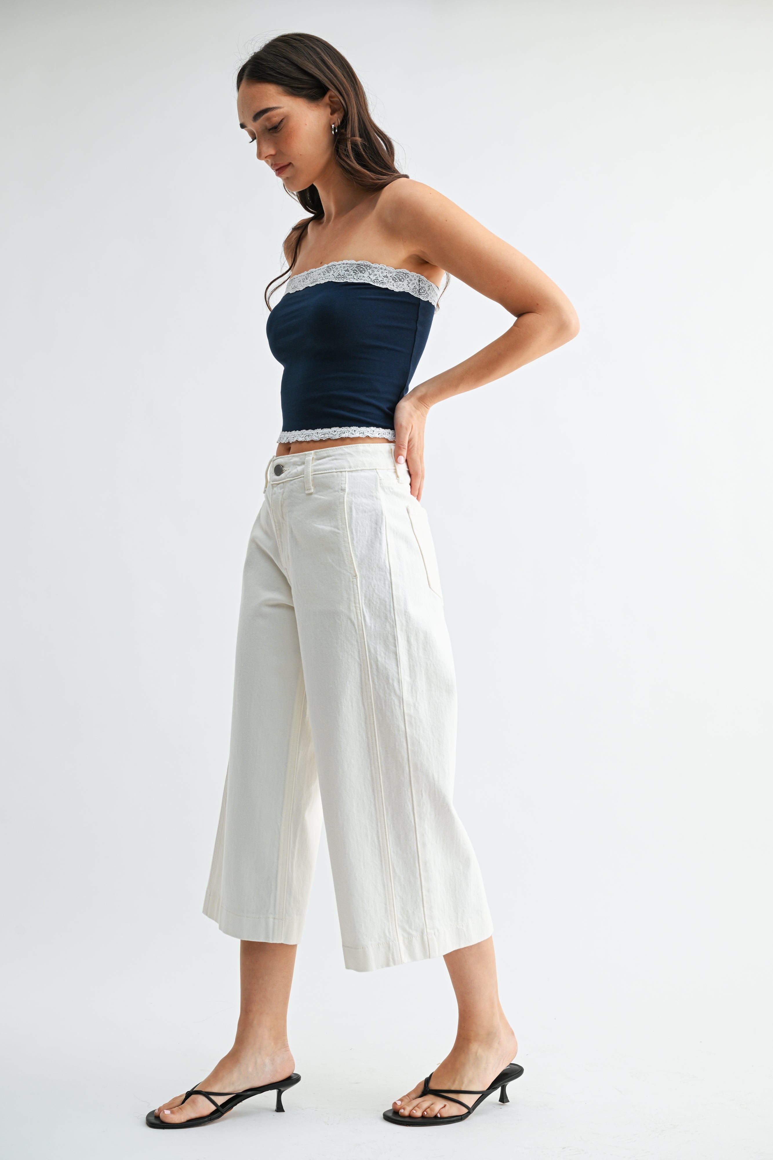 Blaire Sideseam Wide Capri-2