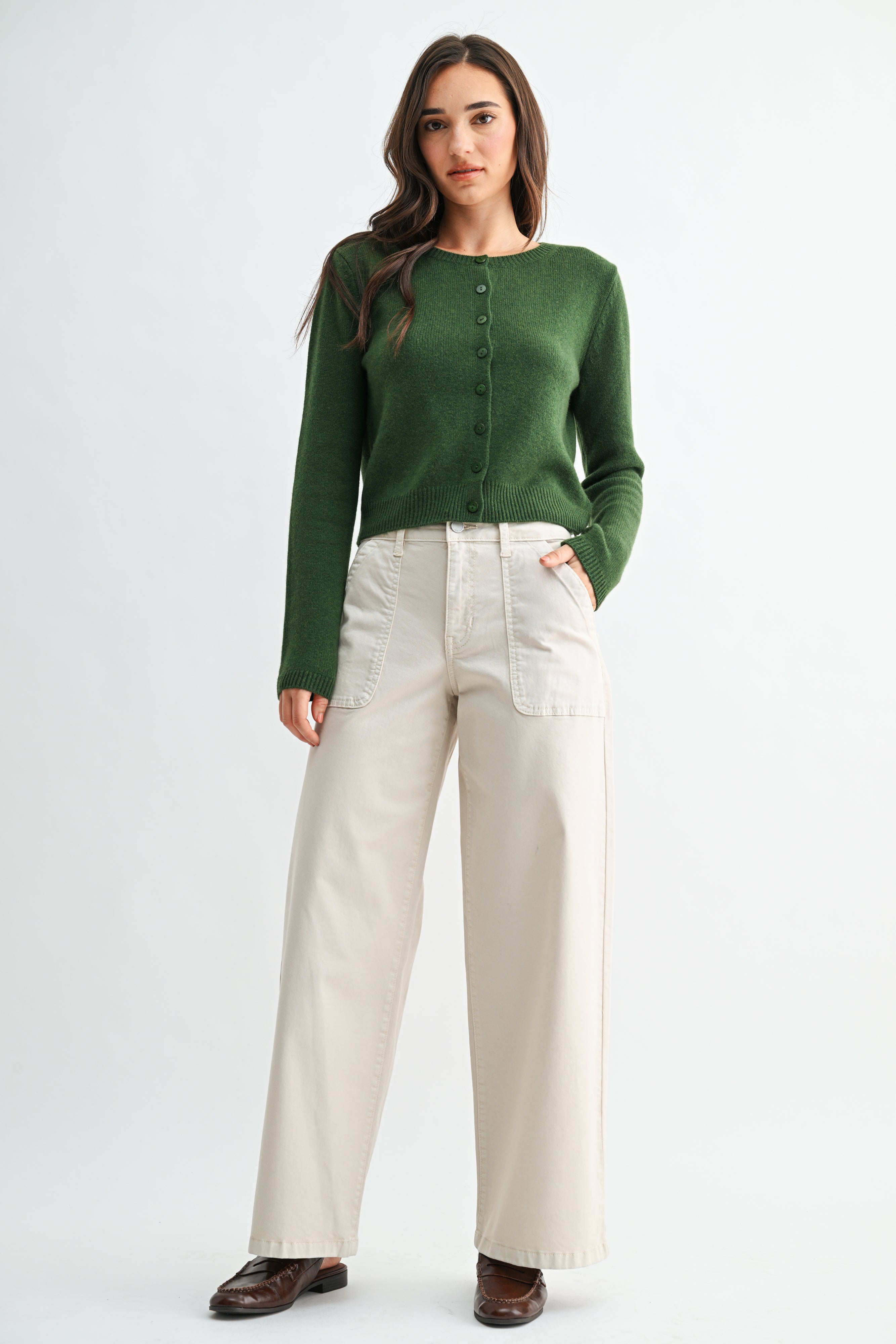 Skye Twill Utility Pocket Jean