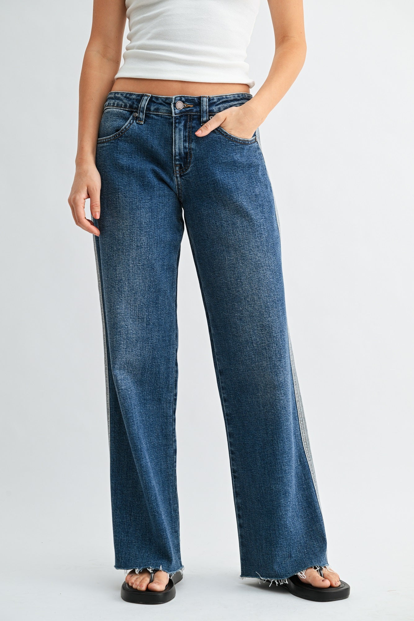 Celine Tuxedo Stripe Wide Leg-5