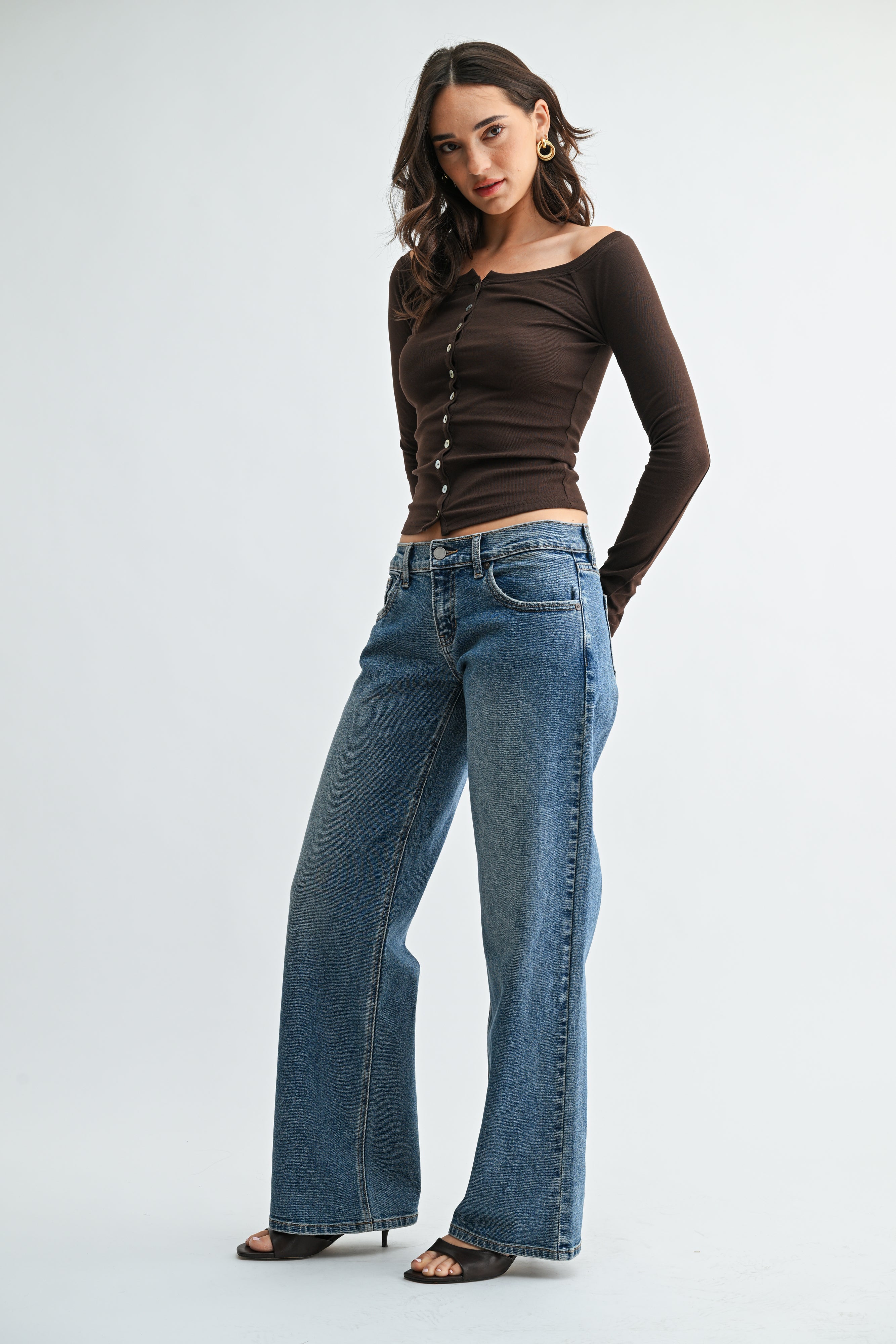 Jolie Mid Rise Relaxed Straight-2