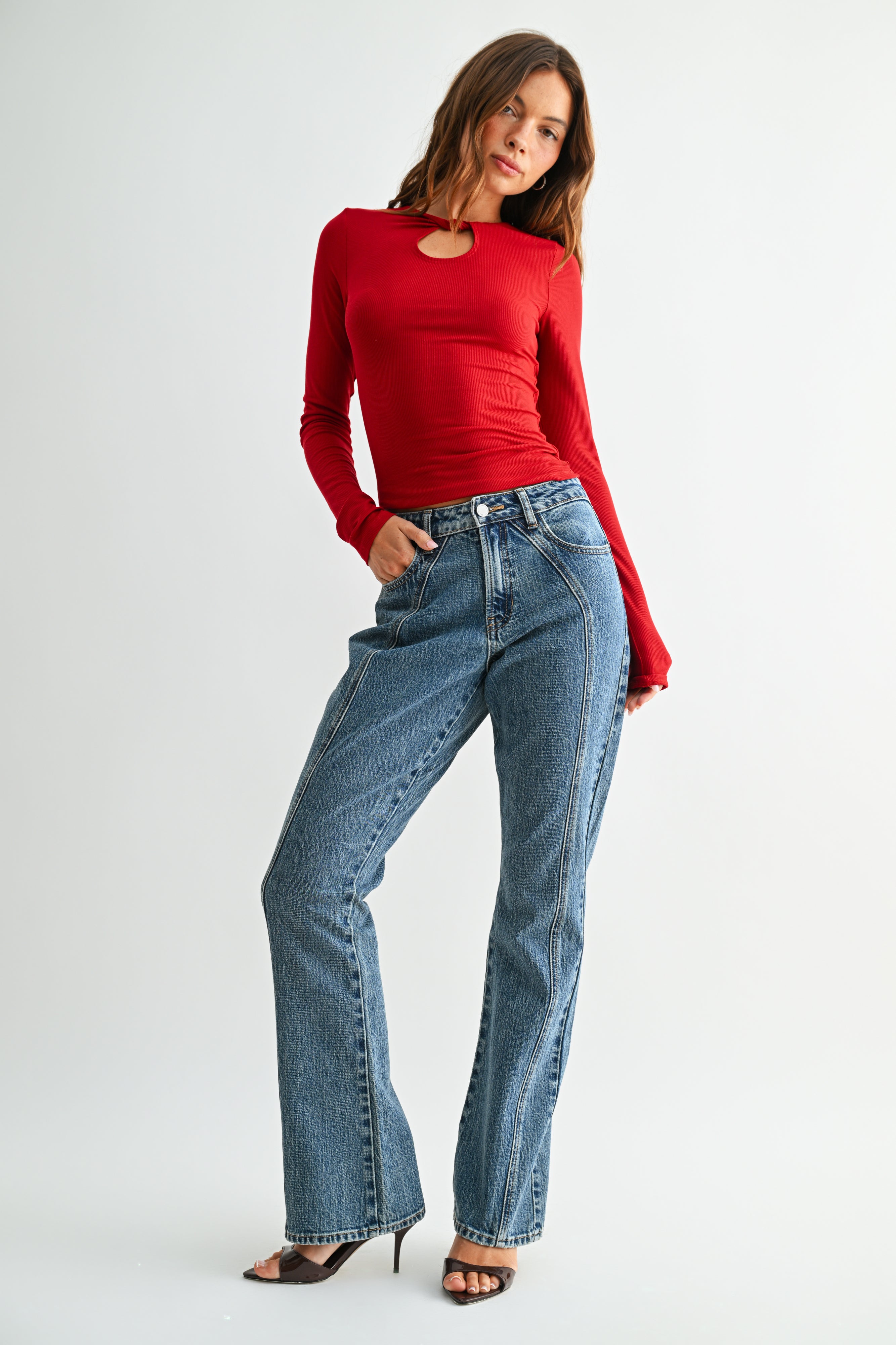 Vera Seamed Bootcut