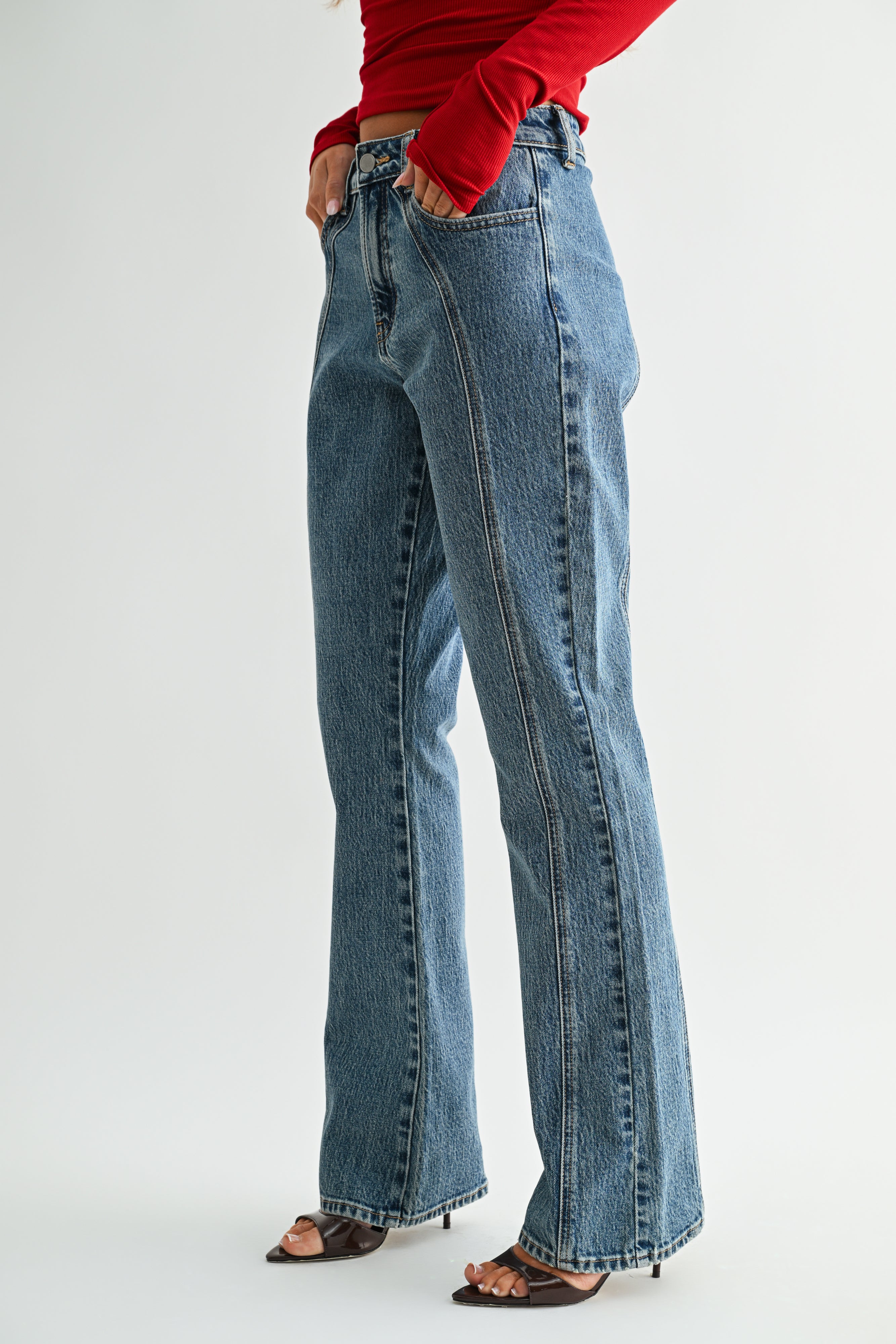 Vera Seamed Bootcut-2
