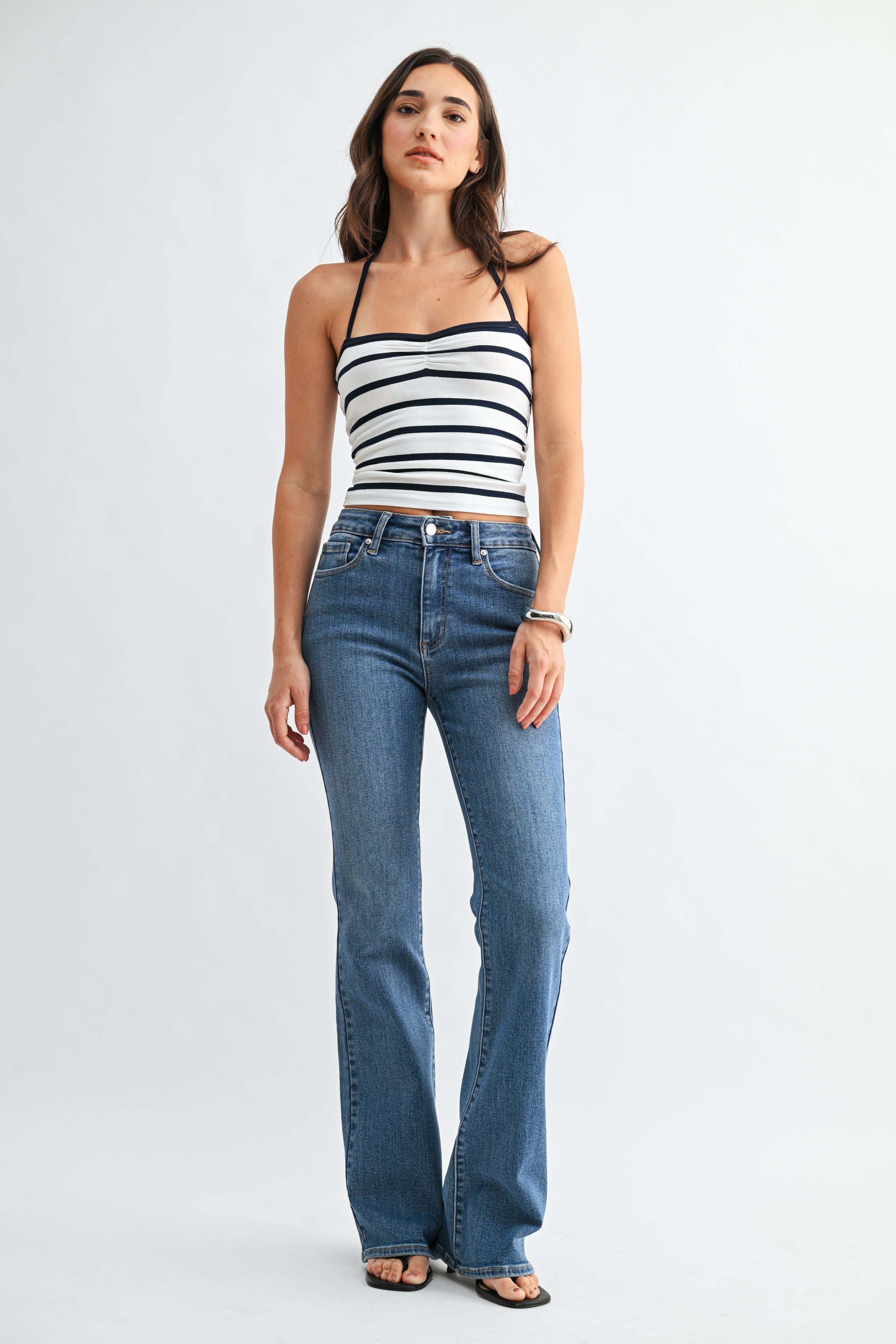 Alina Curved Yoke Flare